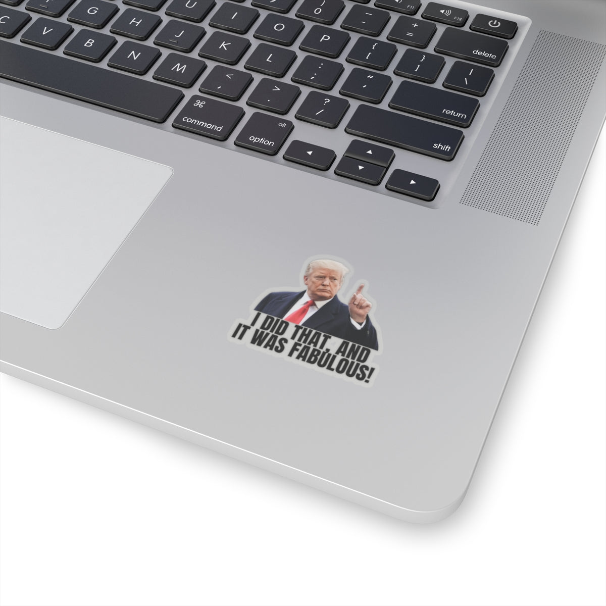 I Did That Kiss-Cut Stickers | Humor & Political Fun