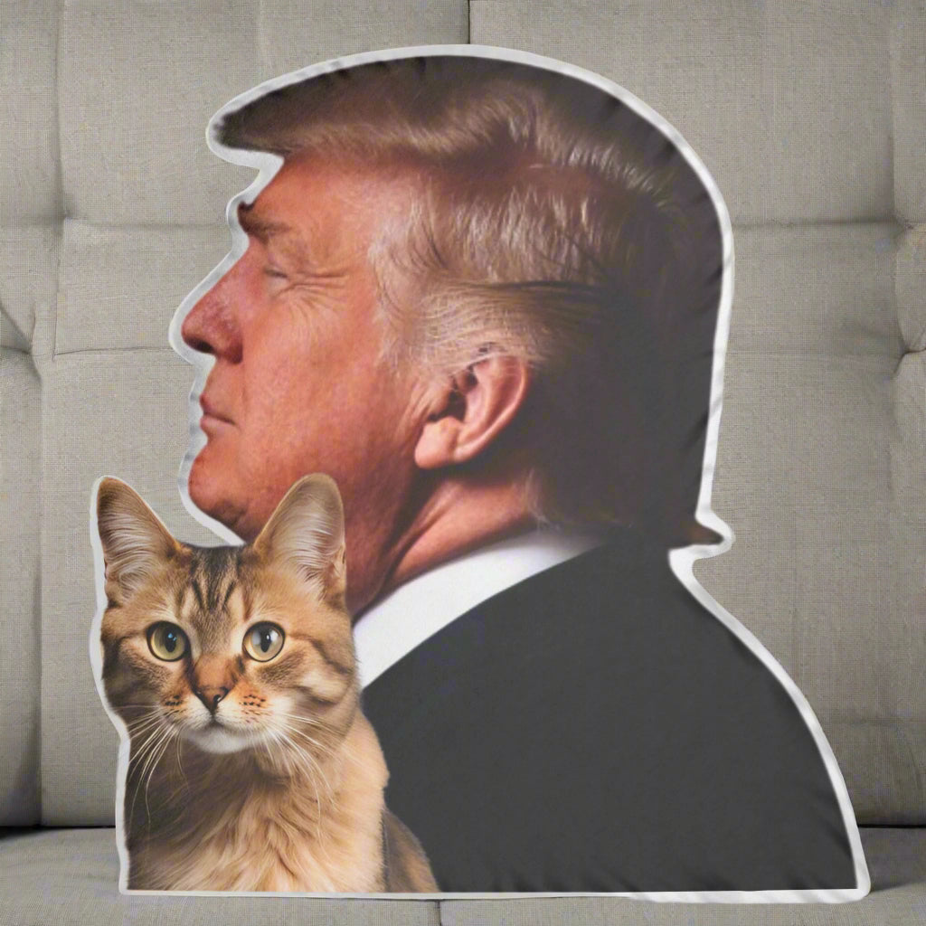 Proud Cat Lady/Trump Lady Pillow