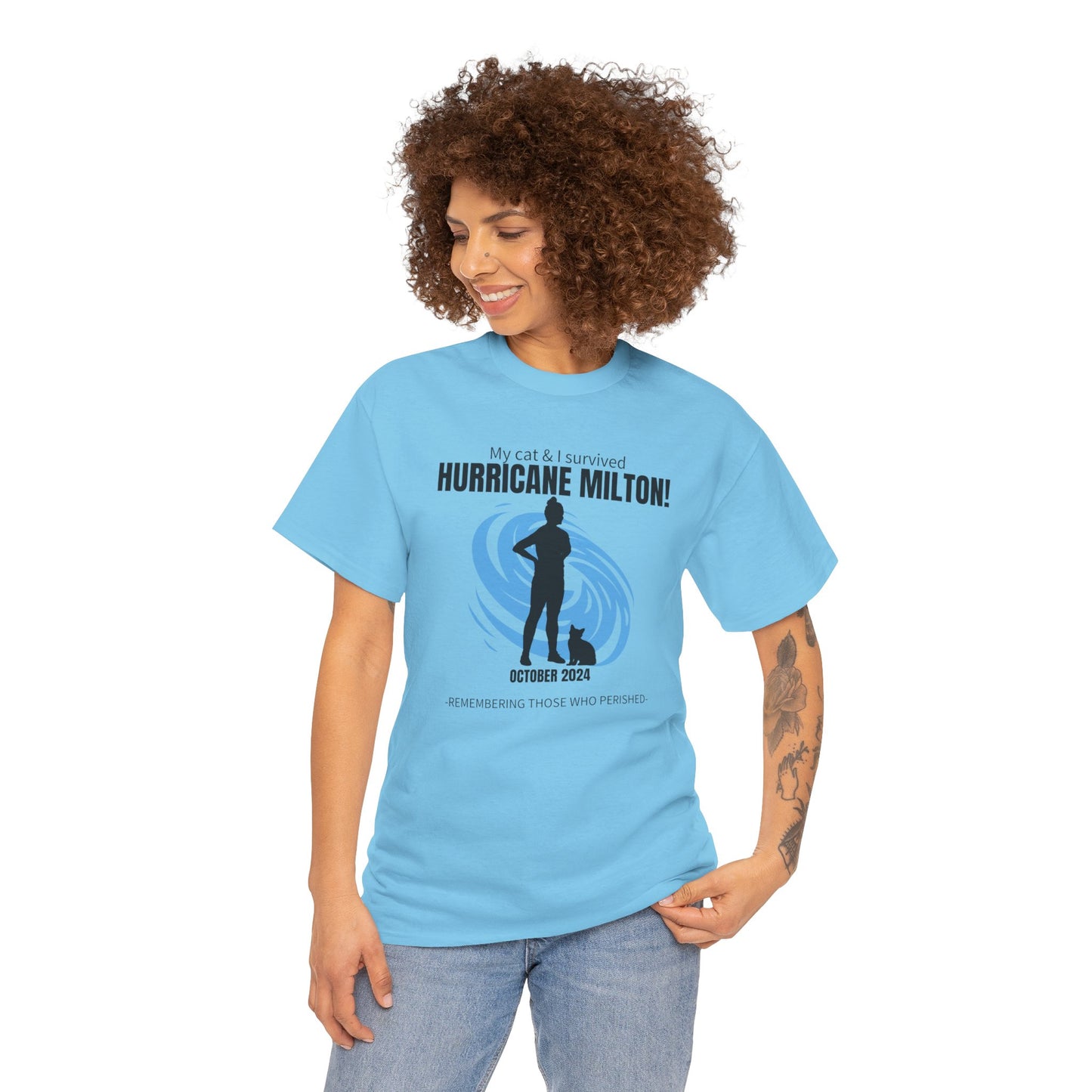 Hurricane Milton Survivor Unisex Heavy Cotton Tee