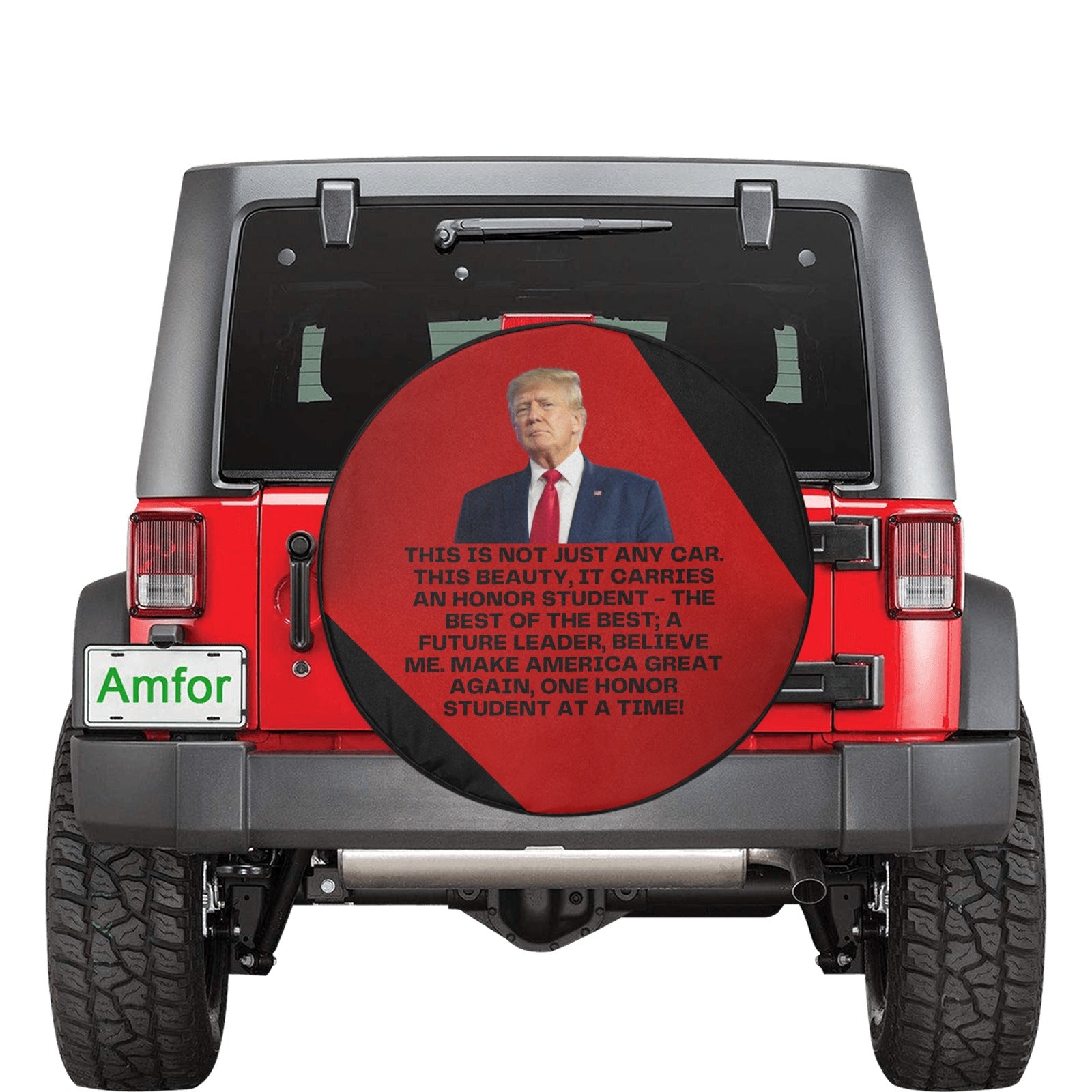 Trump Honor Student Spare Tire Cover (Large)(17")