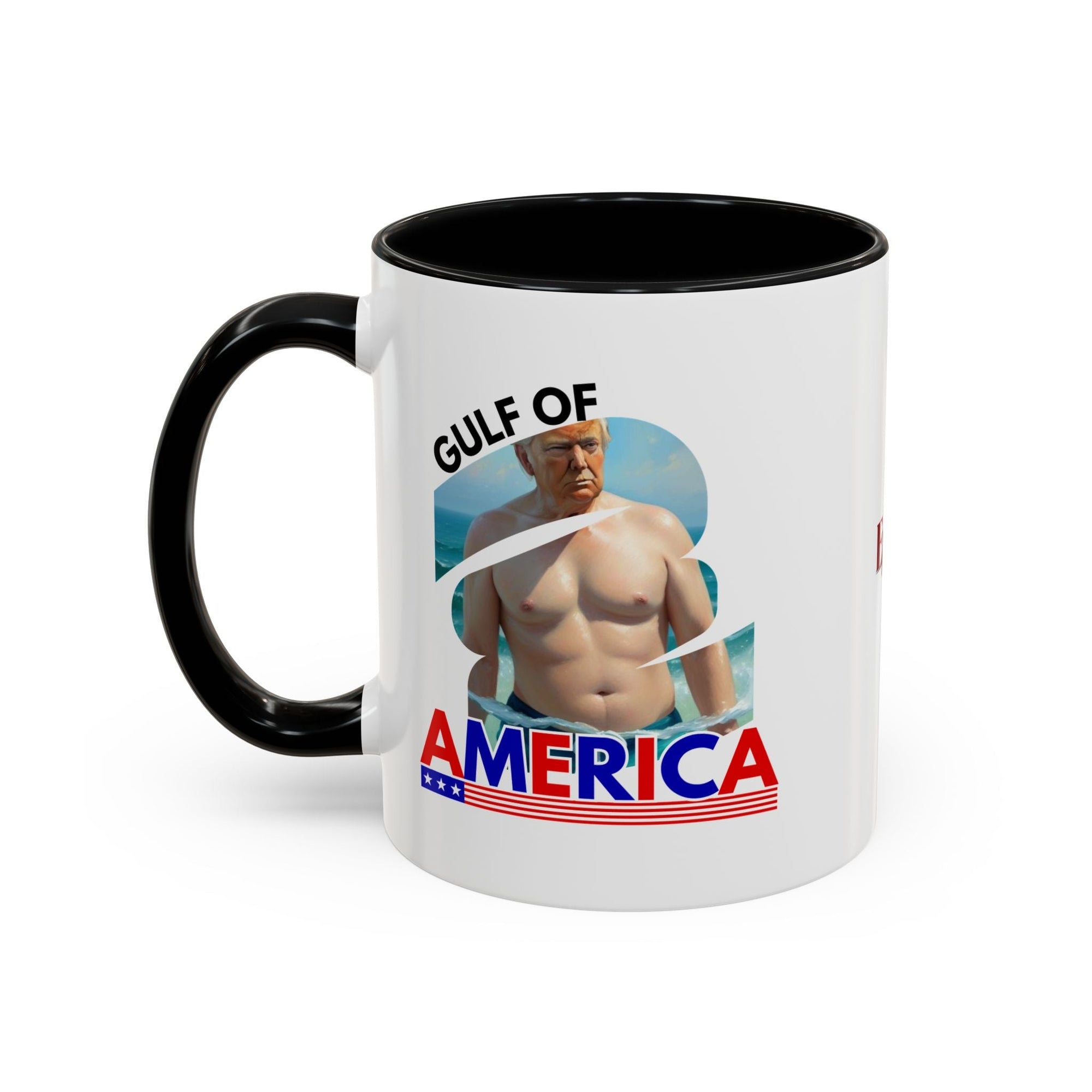 Trump's Gulf of America Accent Coffee Mug Printify