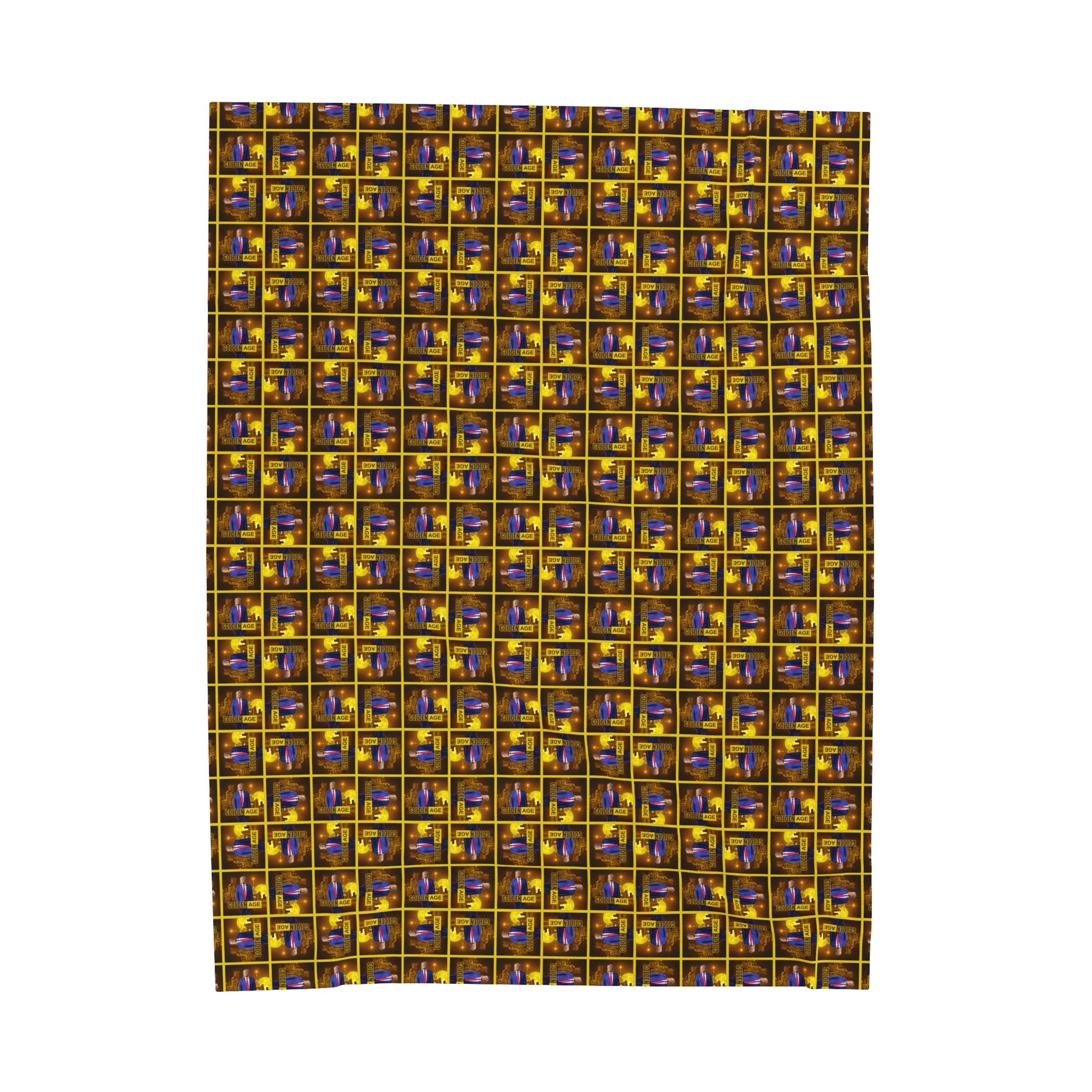 Trump Golden Age Velveteen Plush Blanket