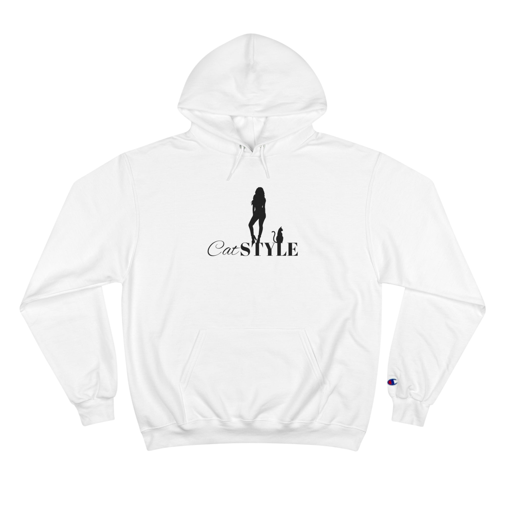 Cat Stylin' Champion Hoodie