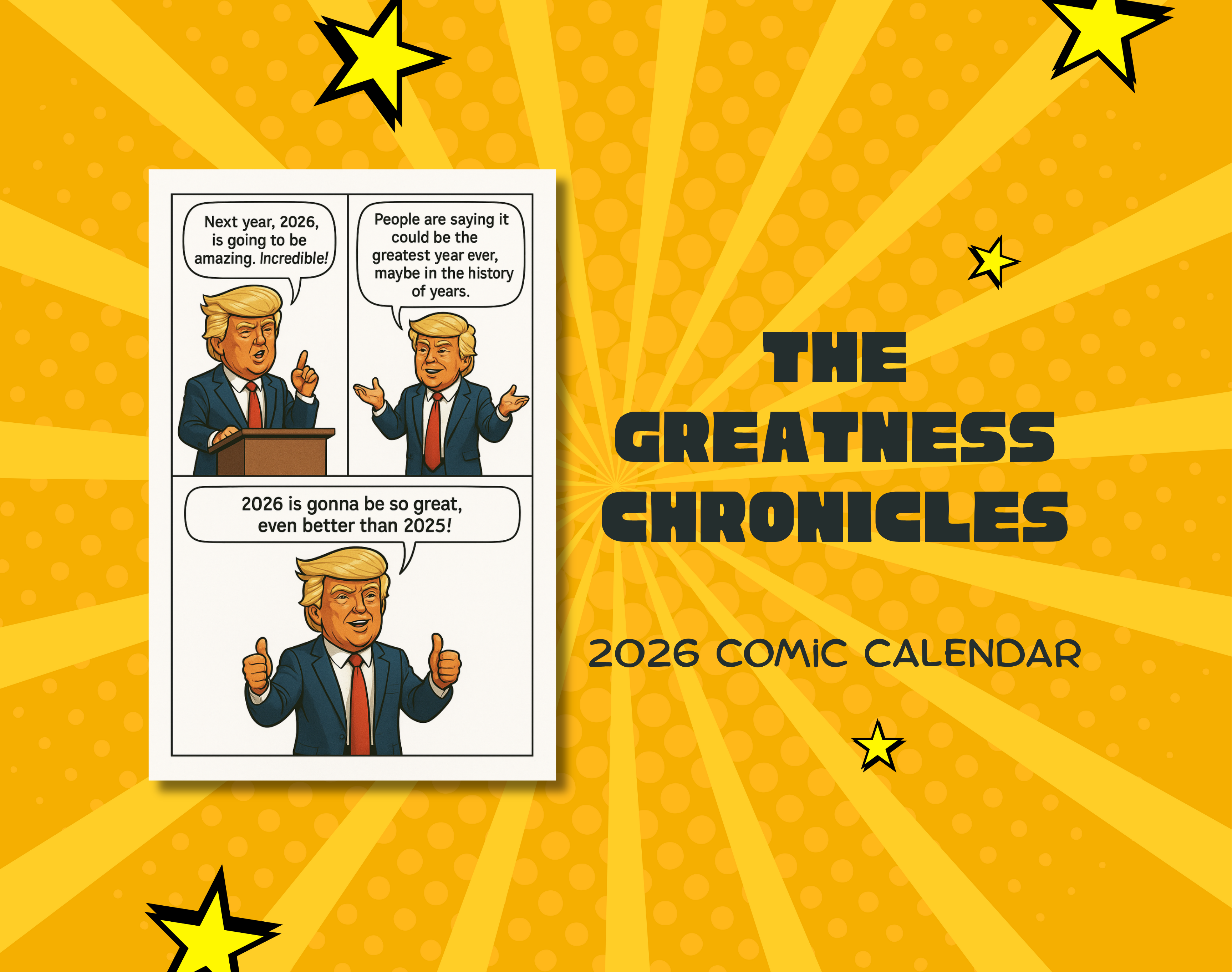 The Greatness Chronicles: 2026 Comic Calendar