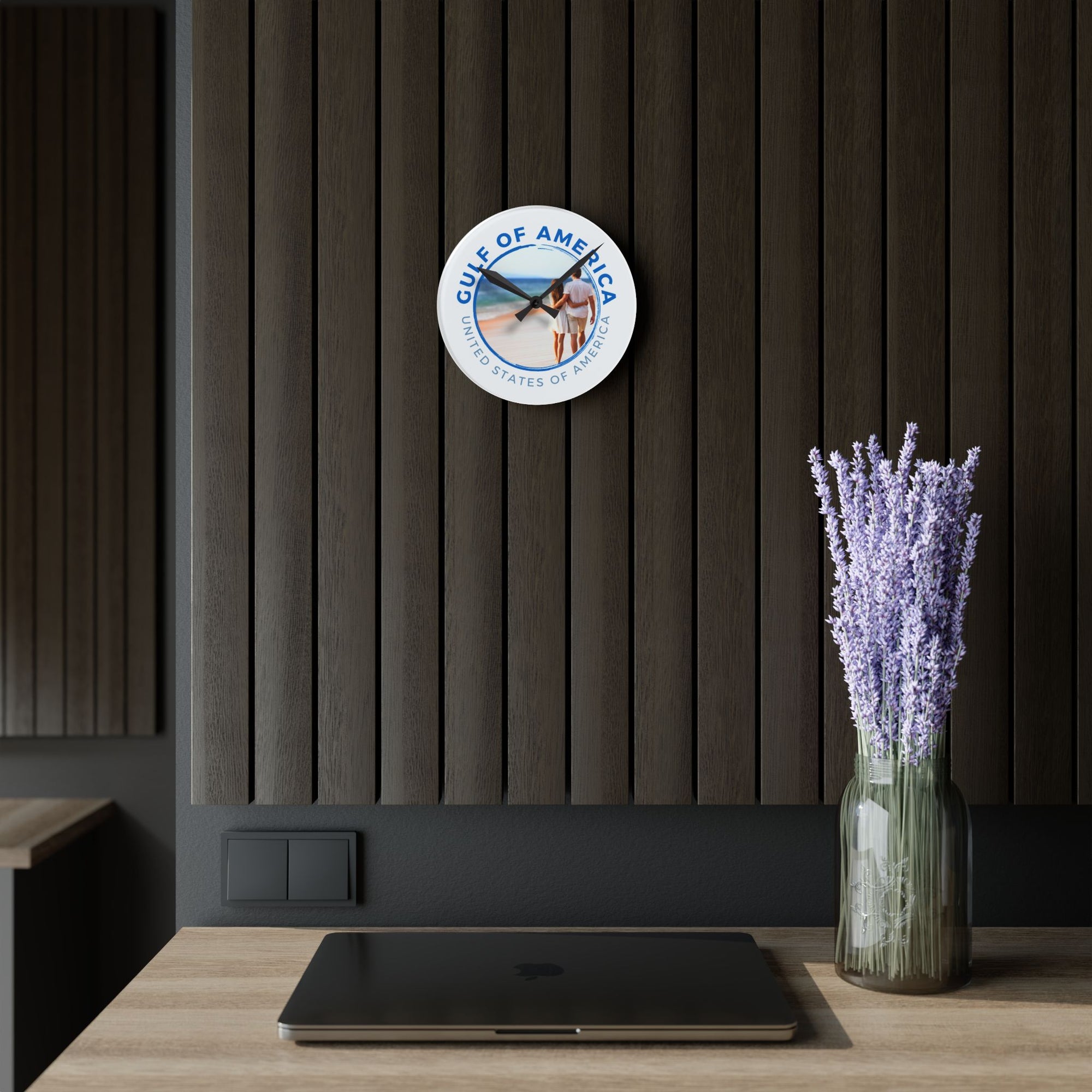 American Gulf USA Acrylic Wall Clock