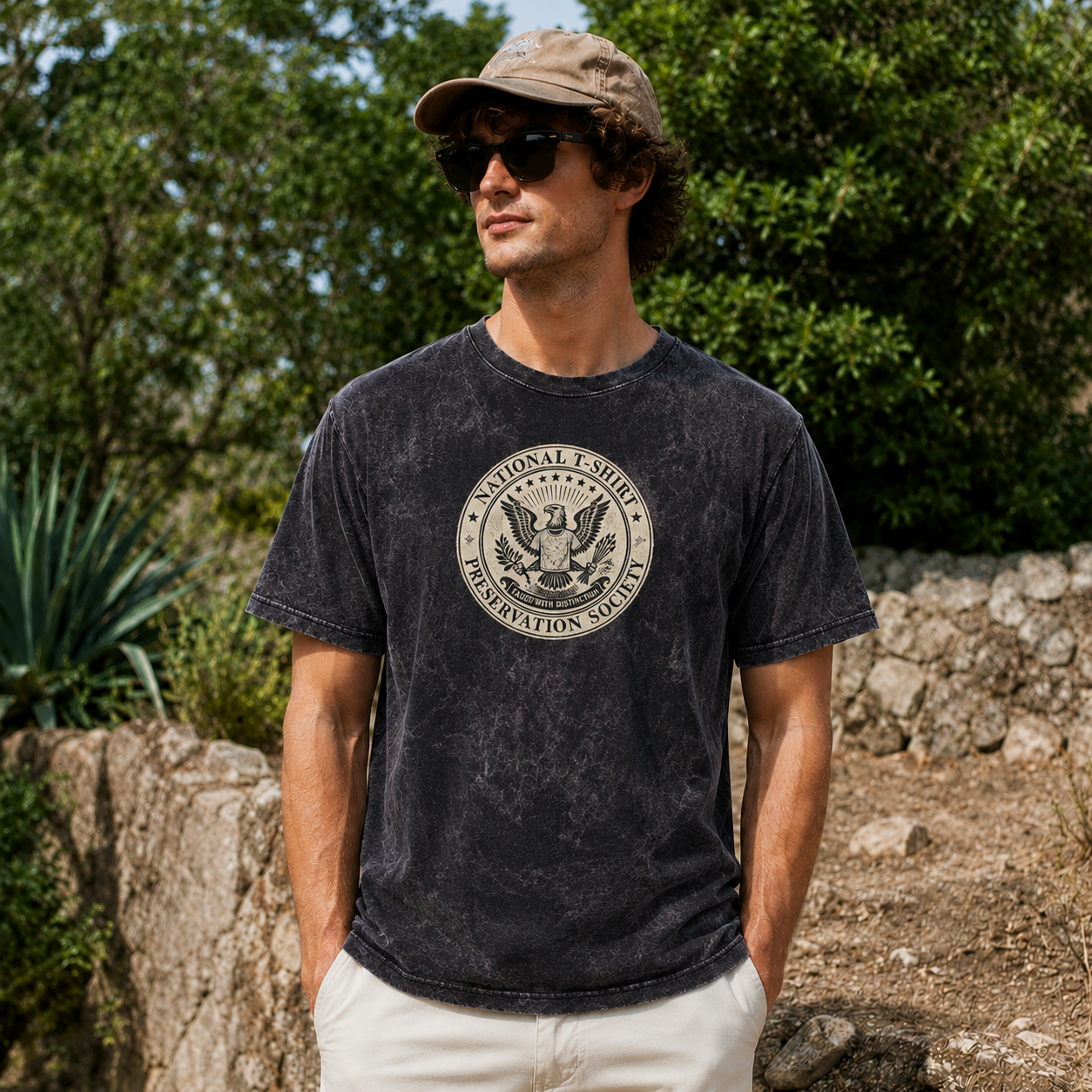 National T-Shirt Preservation Society Mineral Wash Tee