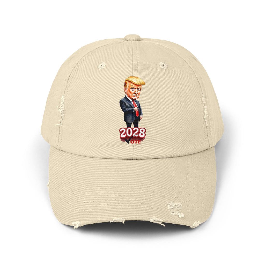 2028 Vote Distressed Unisex Cap - Fun Political Hat for Enthusiasts - Hats, Baseball & Trucker - EpiAl's Shop