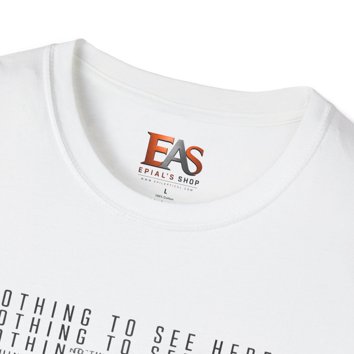 Nothing to See Here T-Shirt | Hidden Fingerprint True Crime & Internet Sleuth Tee