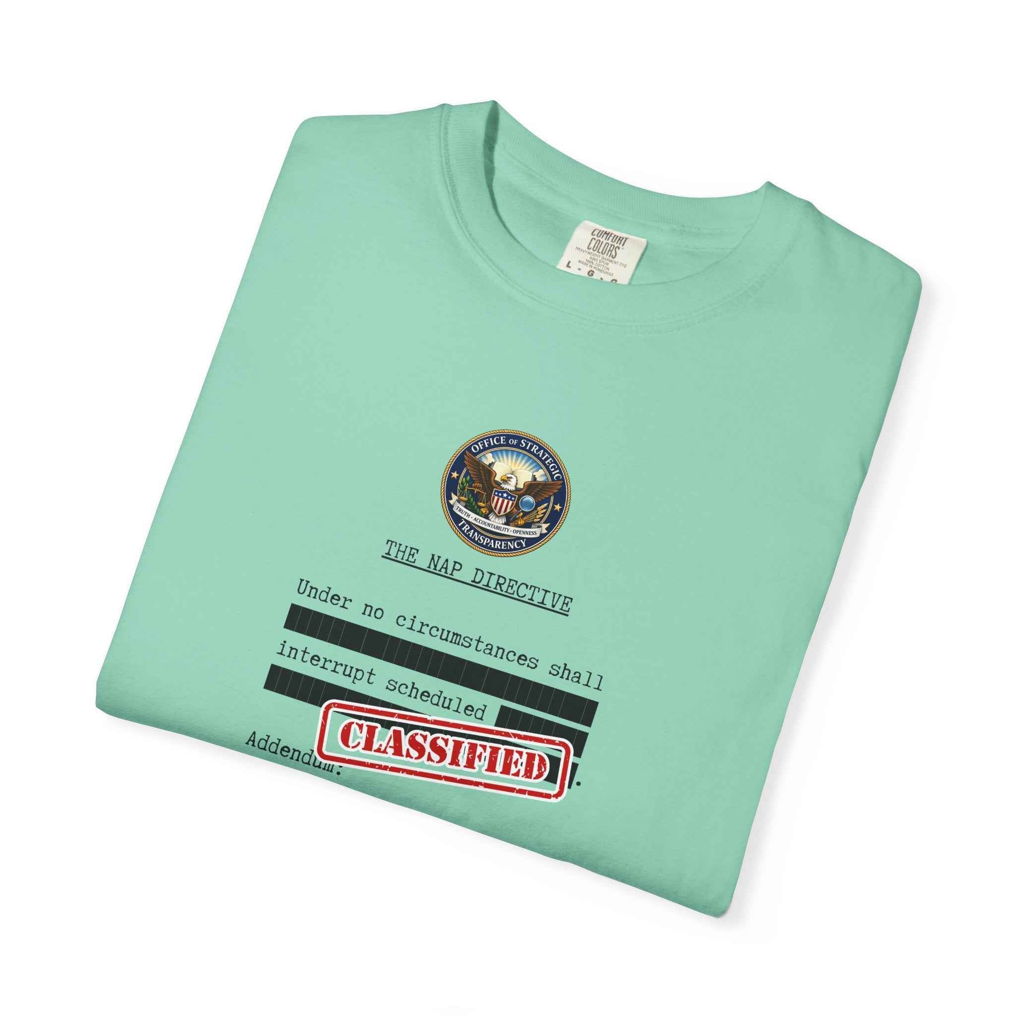 The Nap Directive Unisex T-Shirt – Official Rest Policy Graphic Tee