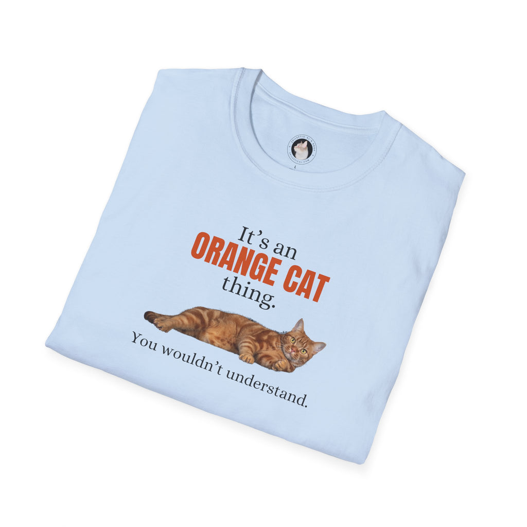 It's an Orange Cat Thing Unisex Softstyle T-Shirt