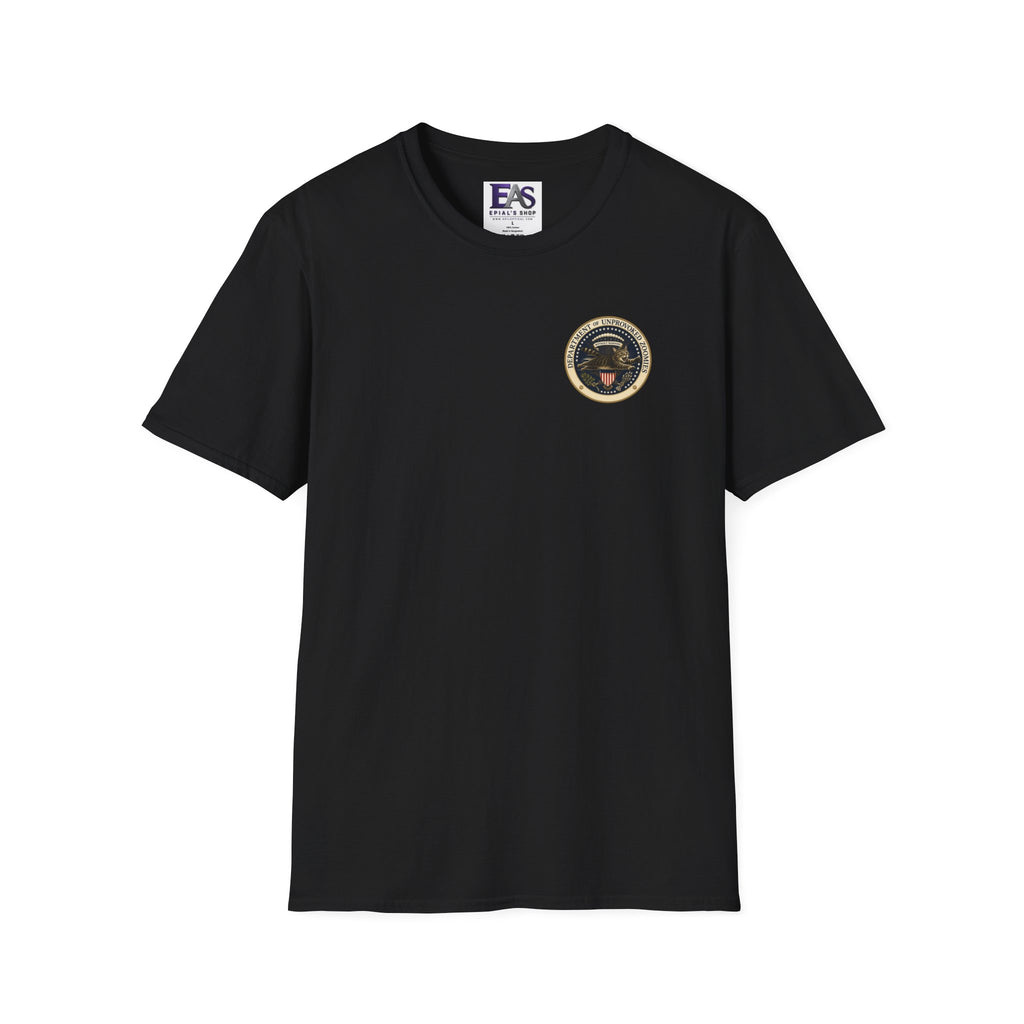 Department of Unprovoked Zoomies Cat T-Shirt | Faux Government Seal Tee