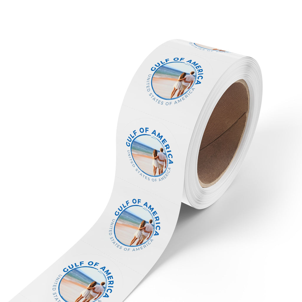 American Gulf Round Sticker Labels