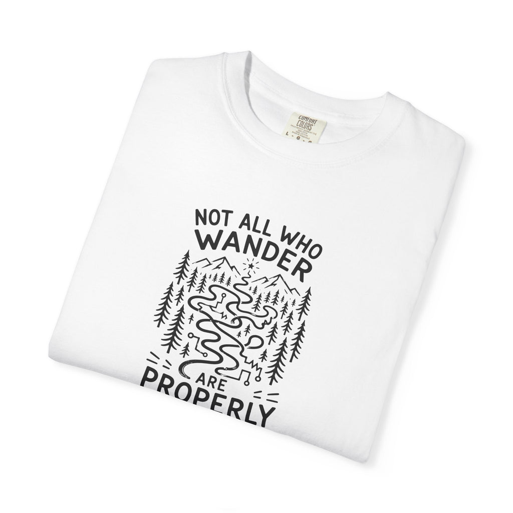 Not All Who Wander Are Properly Wired Epilepsy Awareness T-Shirt