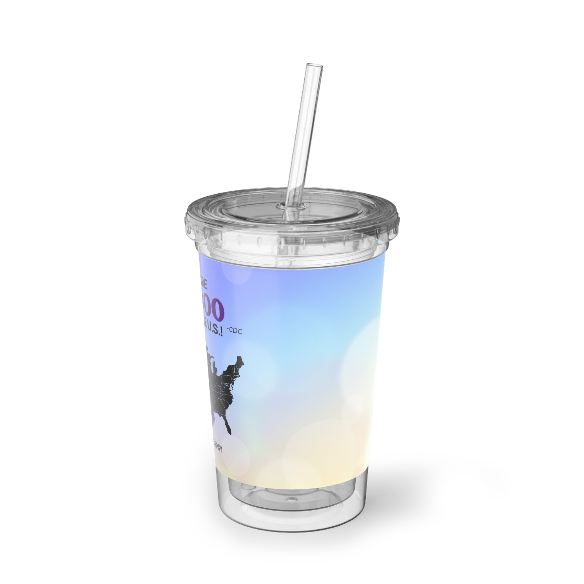 Kid's Epilepsy Awareness Suave Acrylic Cup - EpiAl's Shop