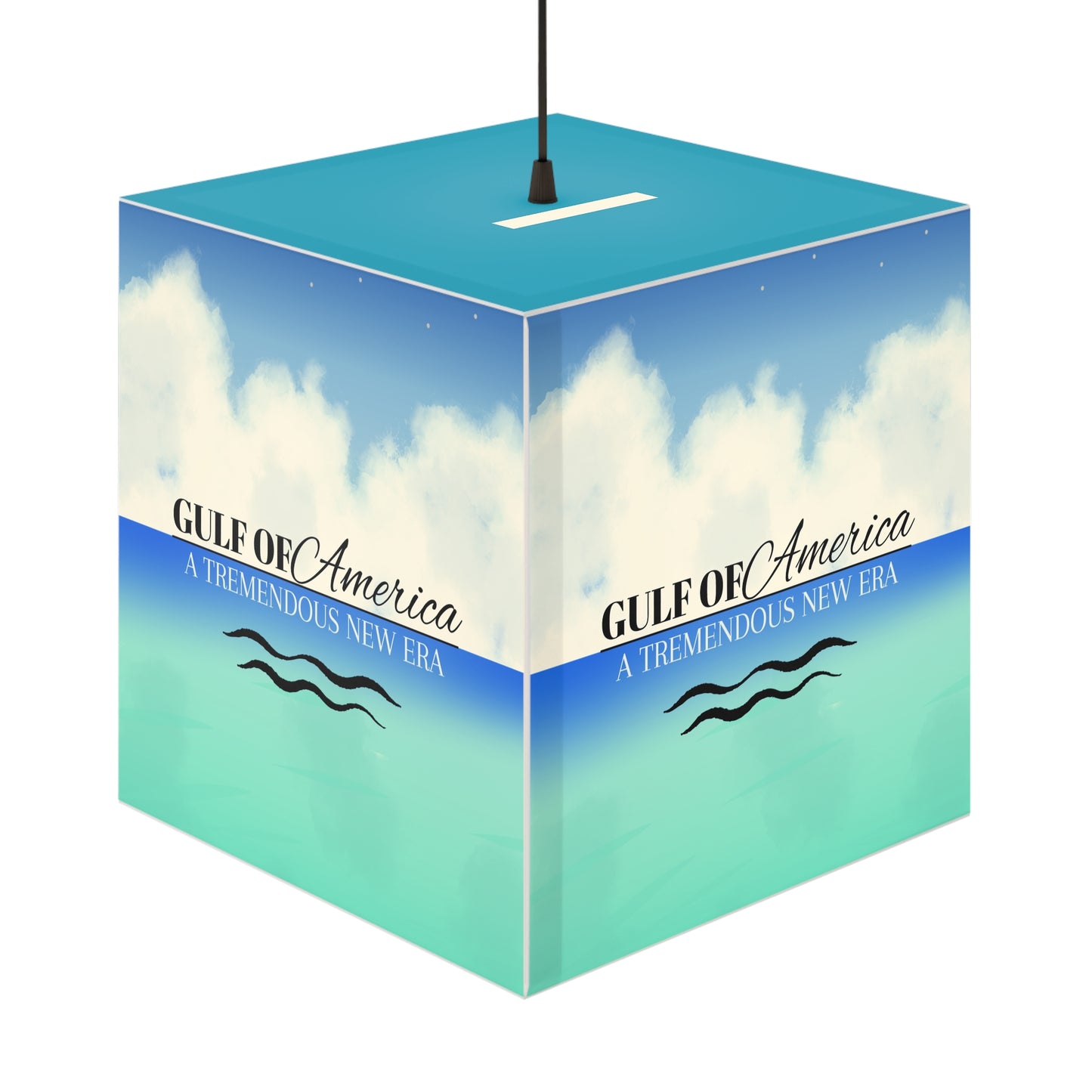 Gulf of America Light Cube Lamp