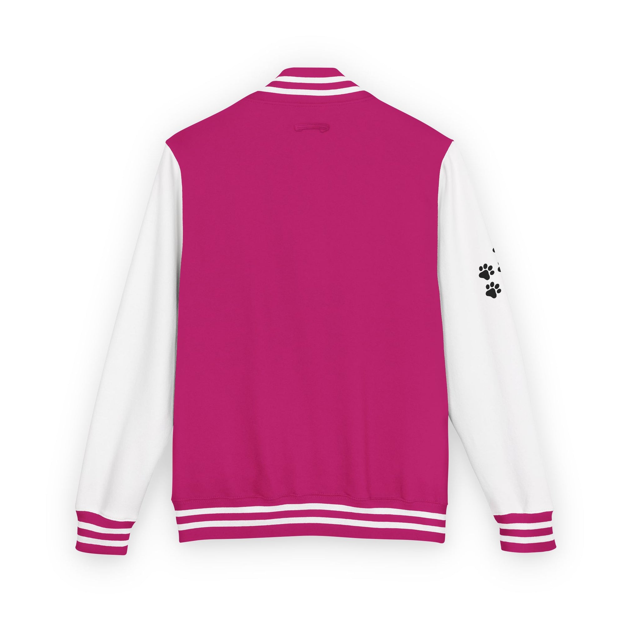 Cat Lady Hanging in There Colorful Letterman Jacket