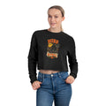Hiss & Tell Vintage Halloween Cat Cropped Sweatshirt