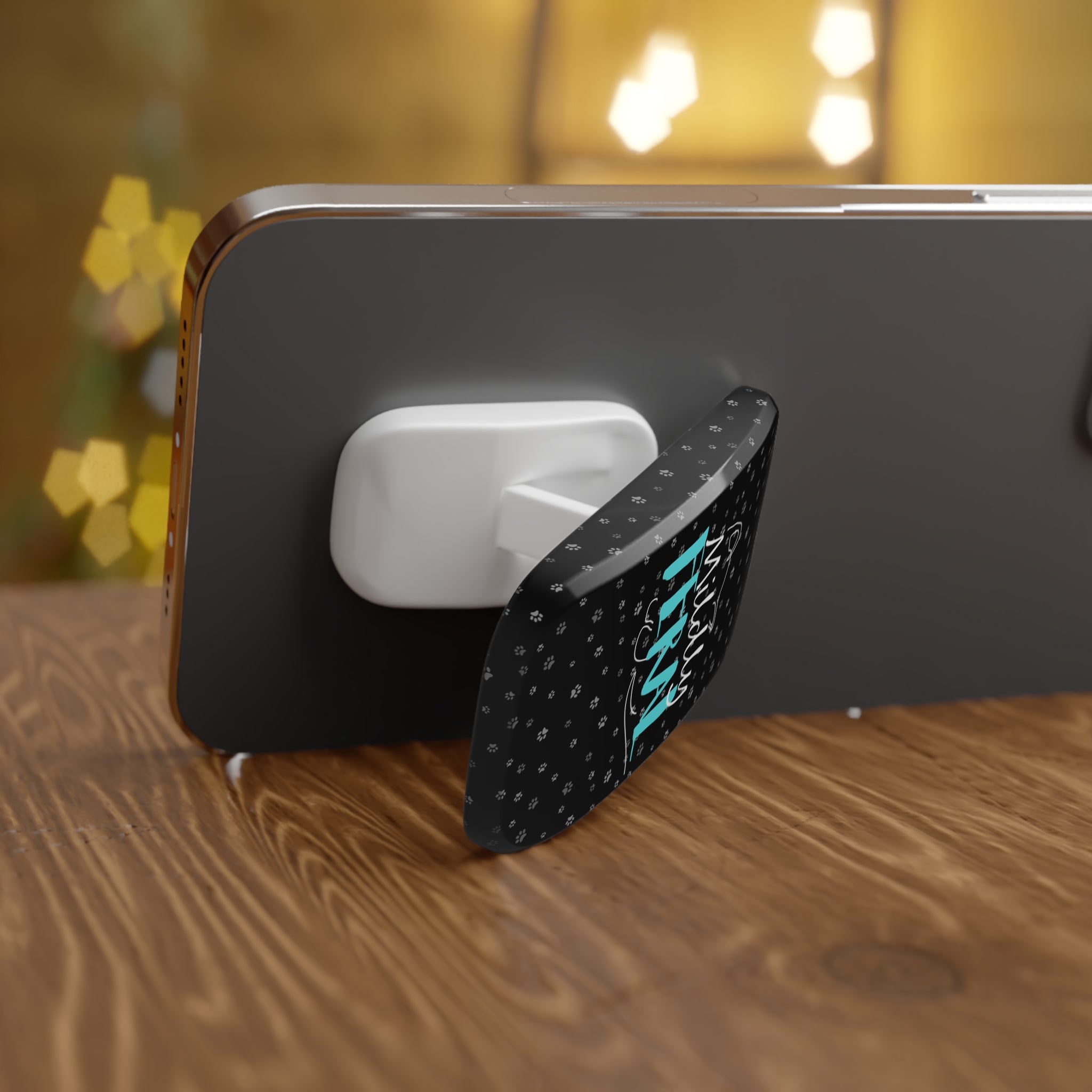 Mildly Feral Phone Grip – Cat Paw Pattern Pop Grip with Kickstand Function