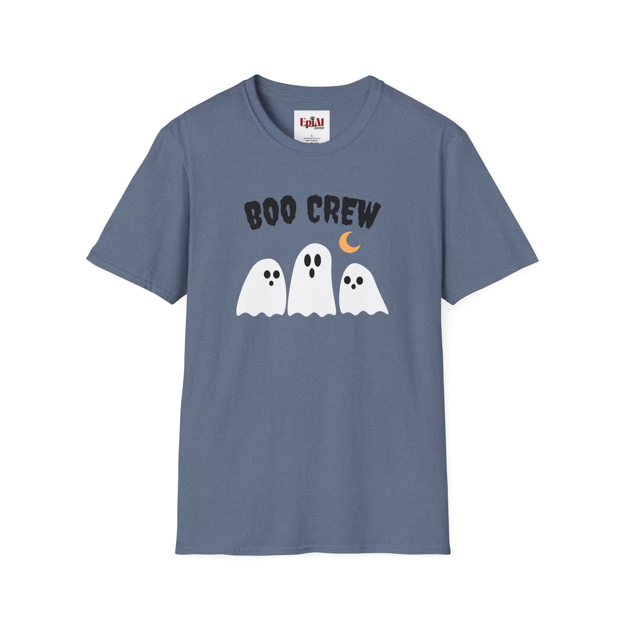 Halloween Boo Crew Unisex T-Shirt, Spooky Apparel, Ghost Lovers, Halloween Costume, Fall Fashion