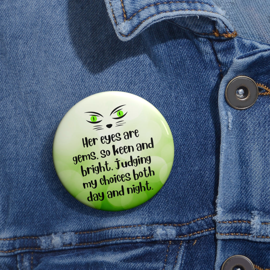 Judging Eyes Pin Buttons