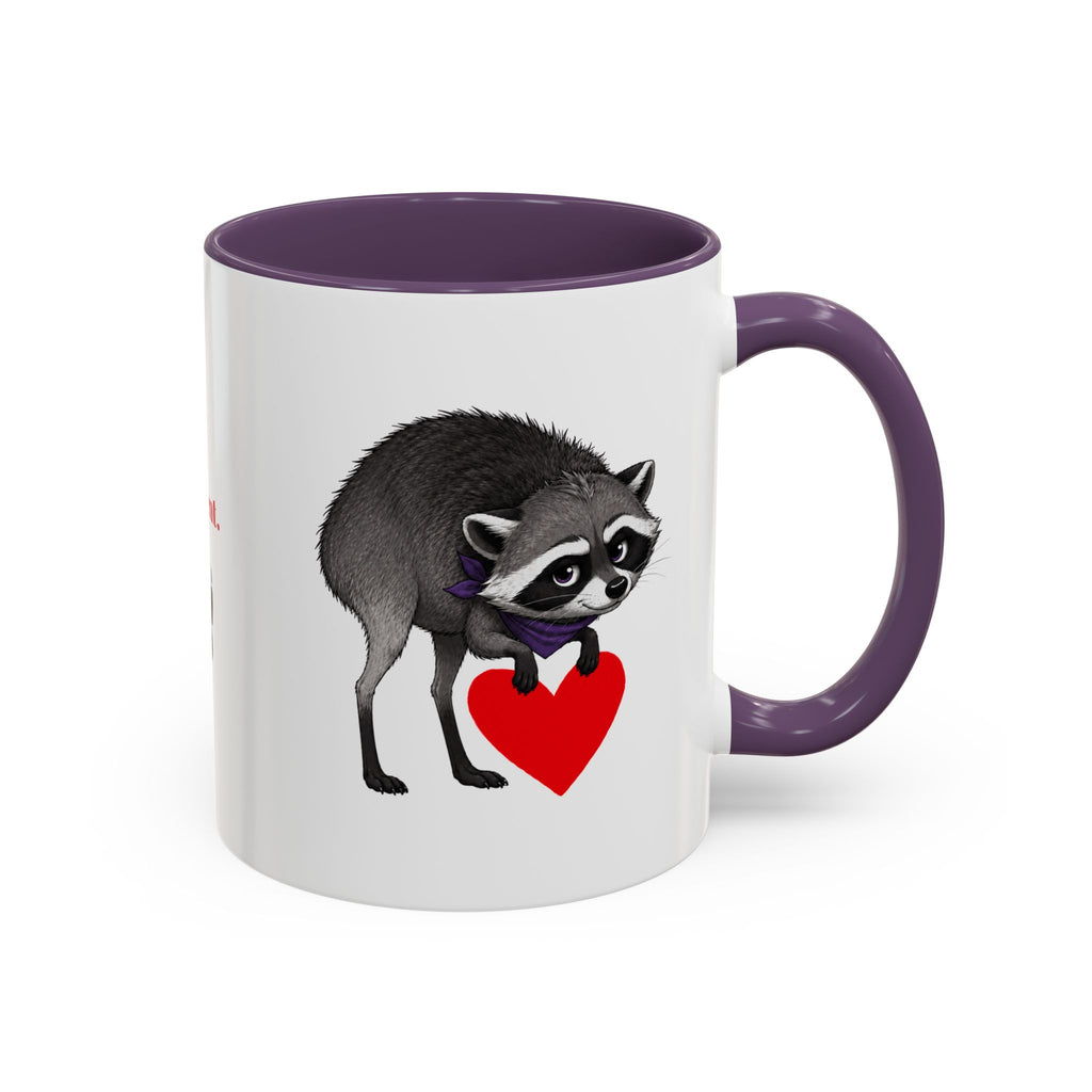 Jimothy “Be Different” Raccoon Mug