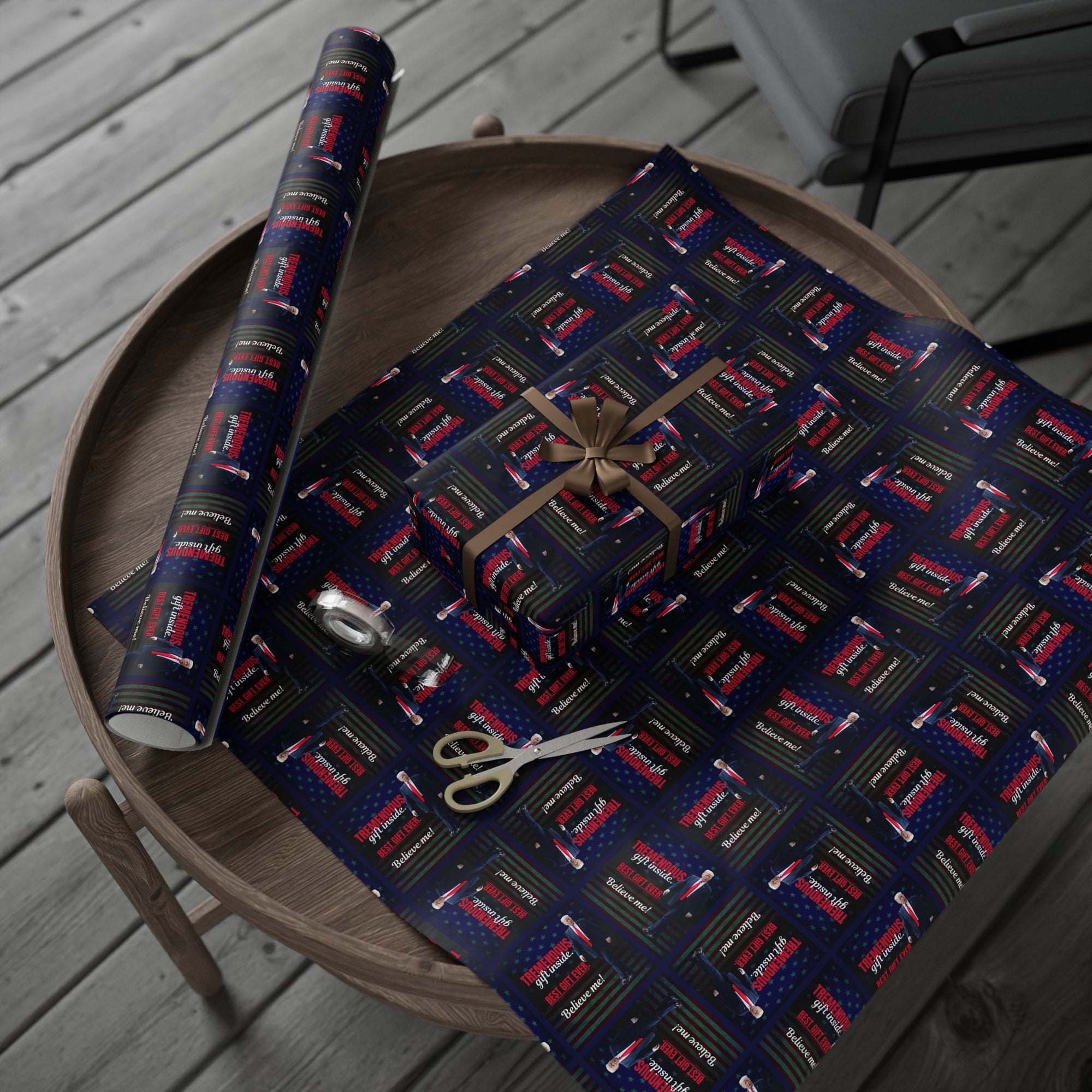 Trump Best Gift Ever Patterned Wrapping Paper