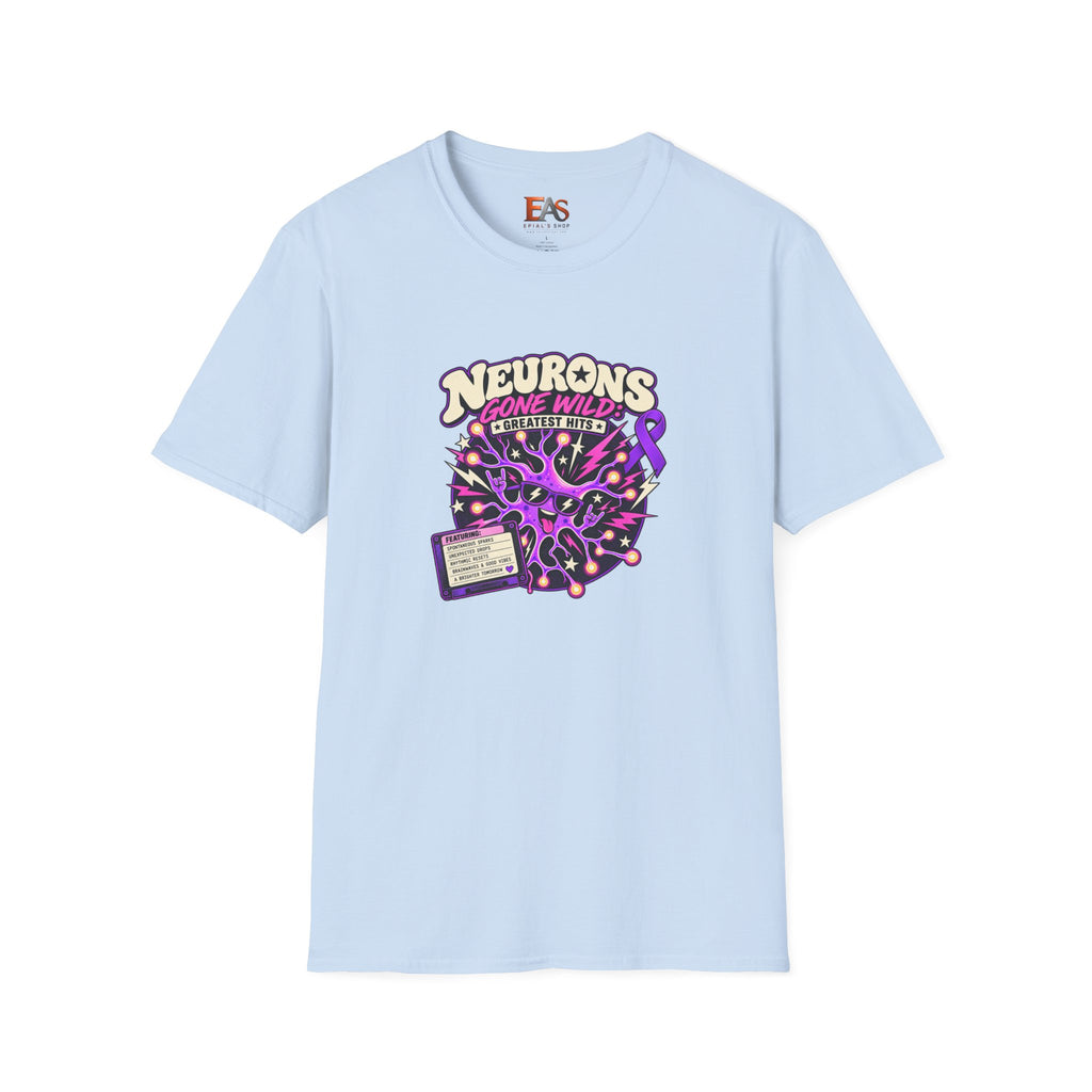Neurons Gone Wild: Greatest Hits Epilepsy Awareness T-Shirt