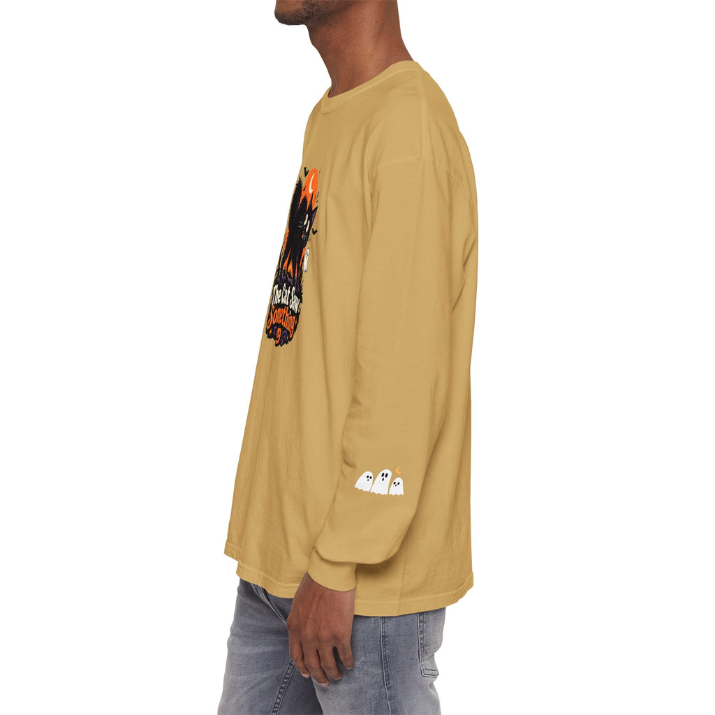 The Cat Saw Something Halloween Long Sleeve Shirt