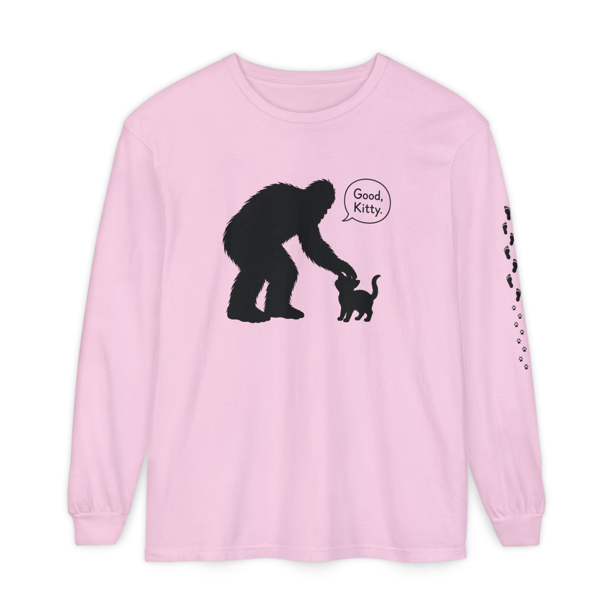 Bigfoot & Kitty “Good, Kitty.” Long Sleeve Shirt