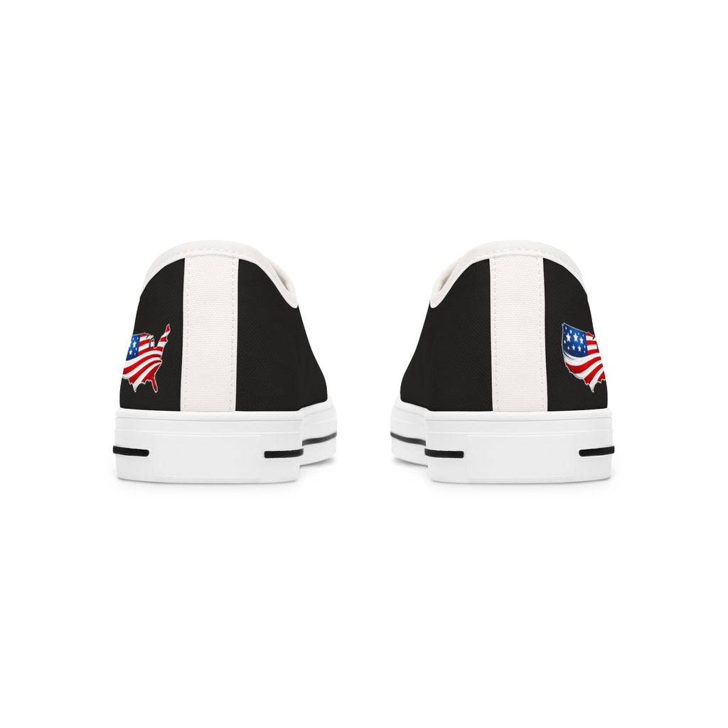 Make America Gracious Again Women's Low-Top Sneakers (Parody Canvas Shoes)
