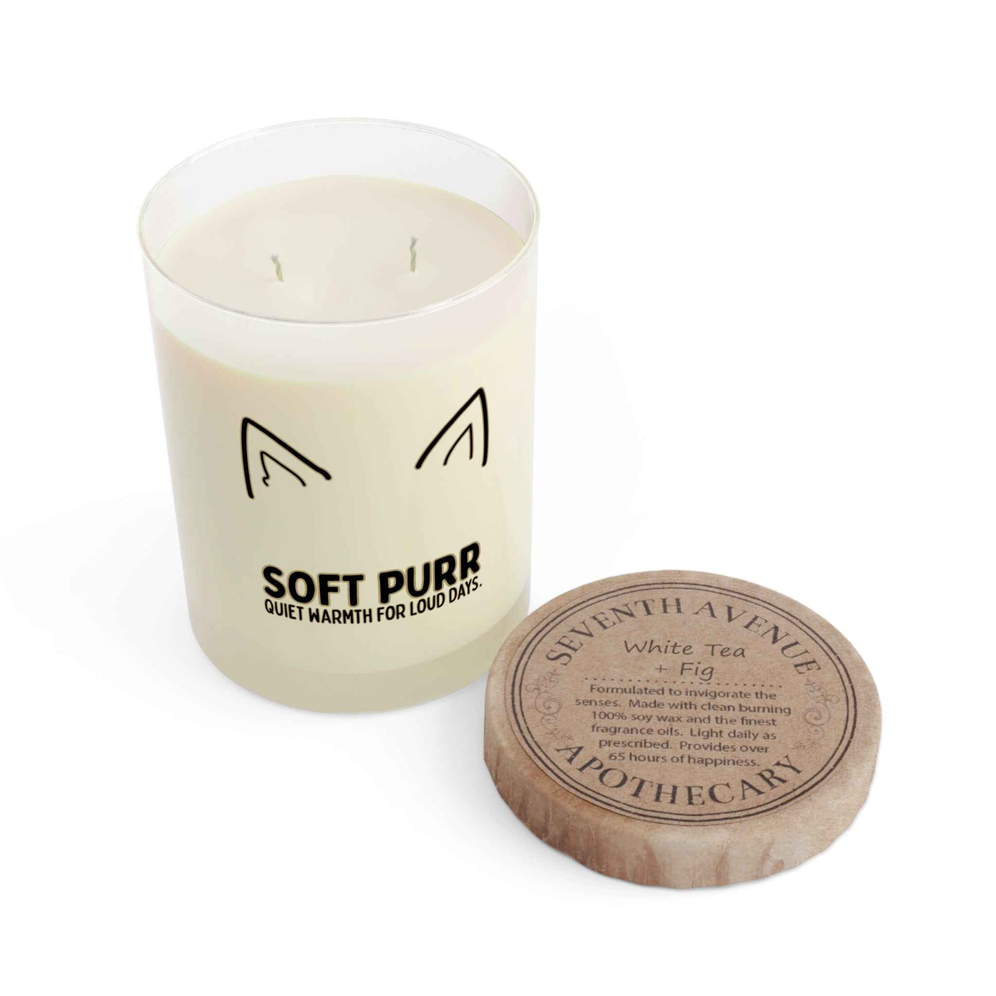Soft Purr Jar Candle — Quiet Warmth for Loud Days