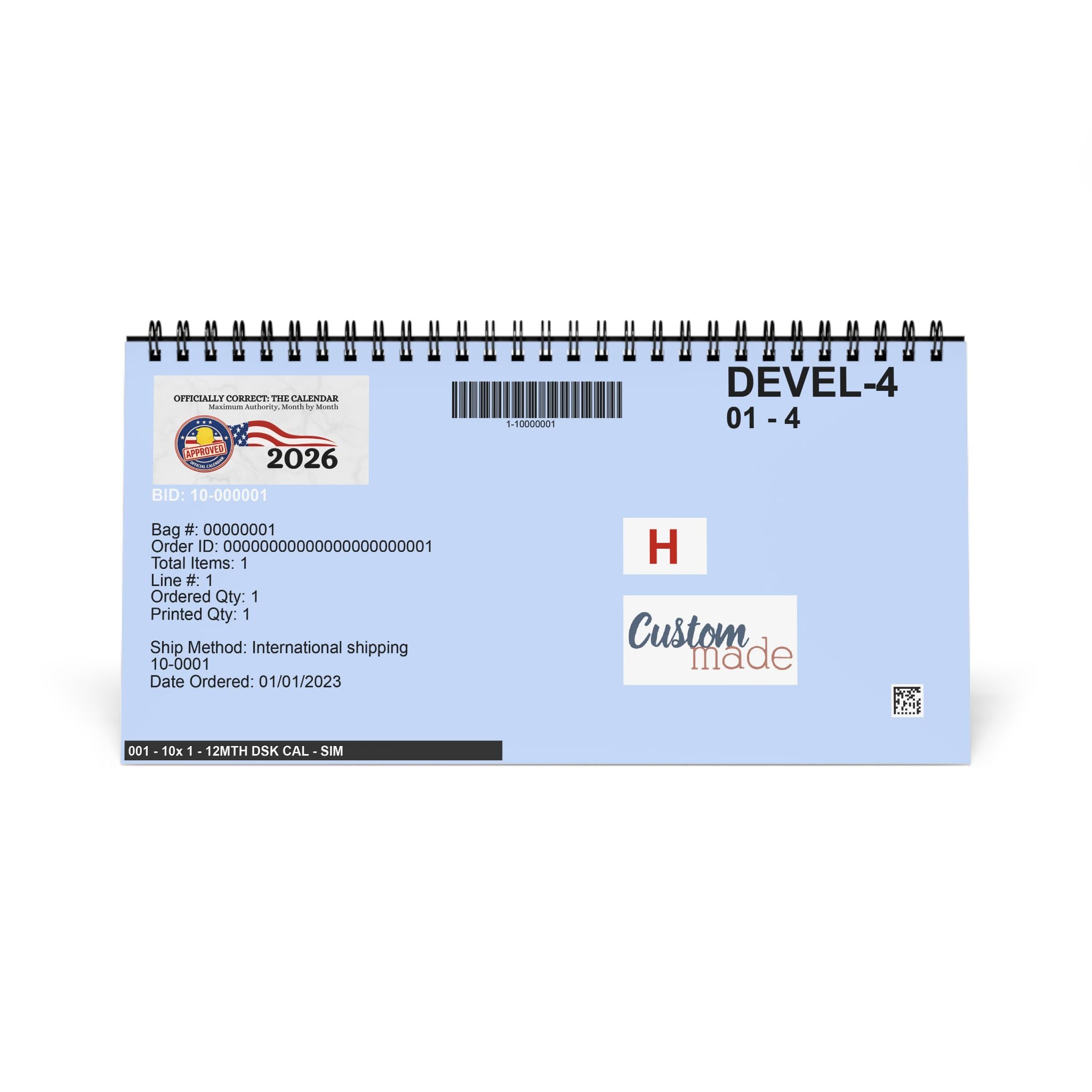Officially Correct: Maximum Authority, Month After Month – 2026 Desk Calendar