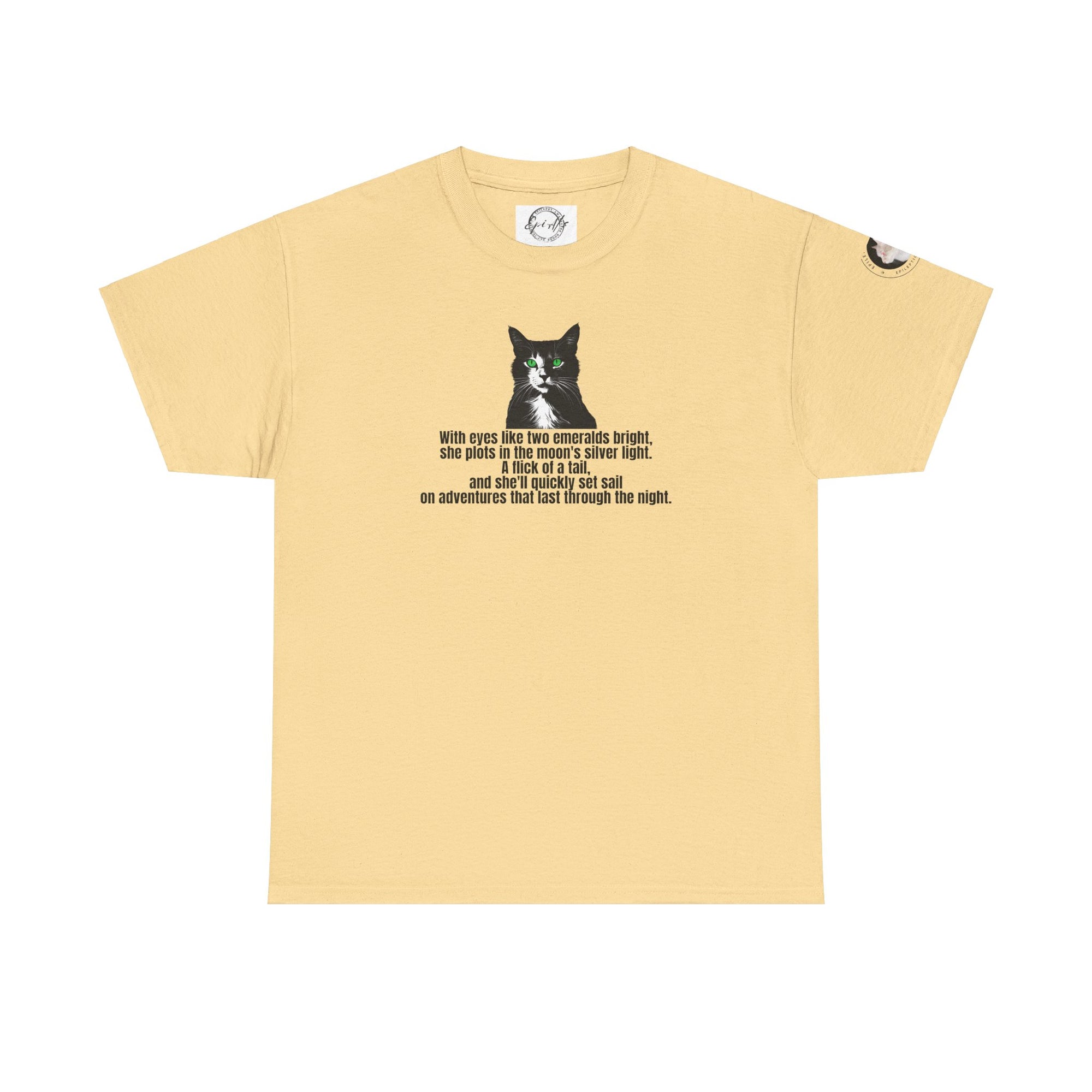 Emerald Eyed Mischief Unisex Heavy Cotton Tee