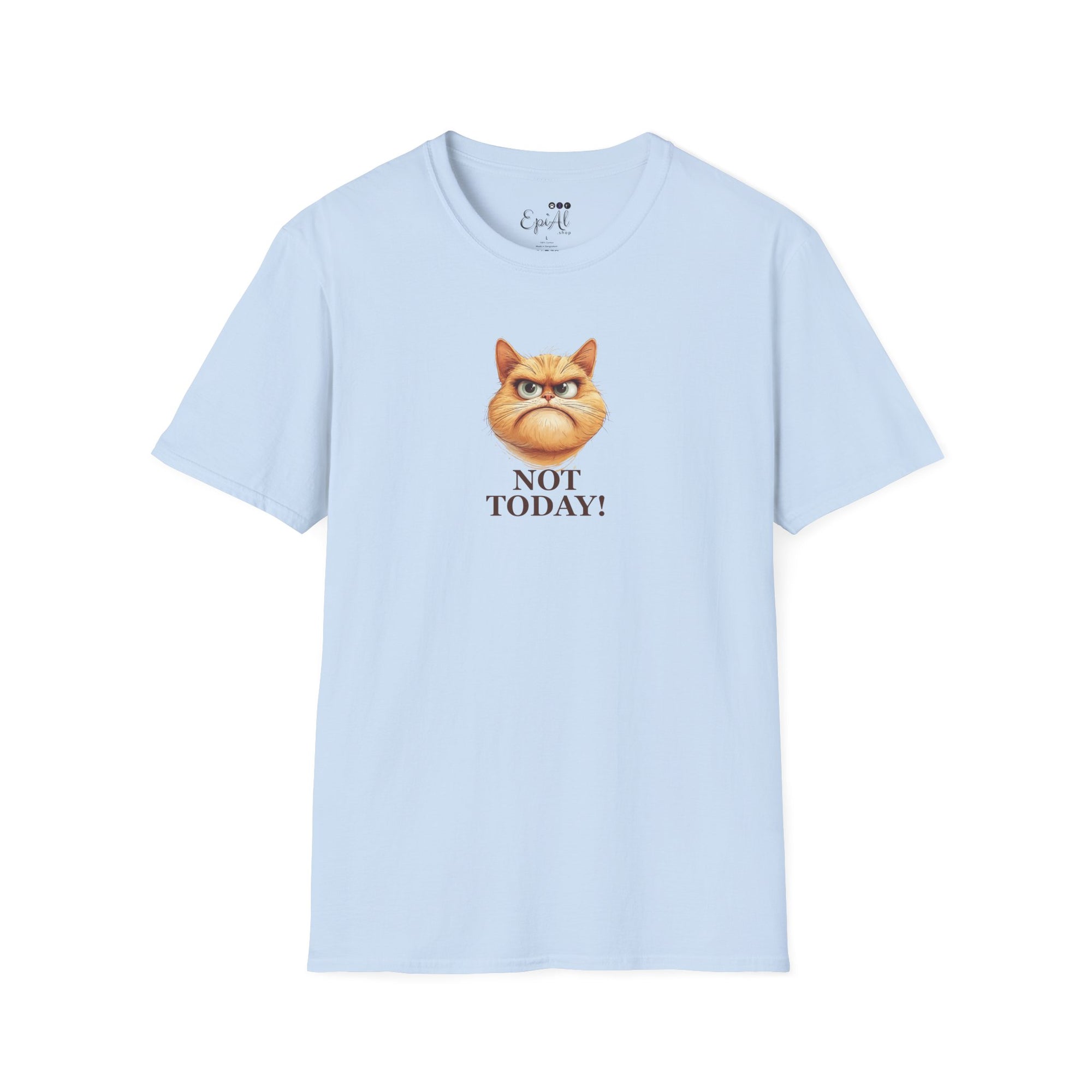 Sassy Not Today Cat T-Shirt, Fun Graphic Tee