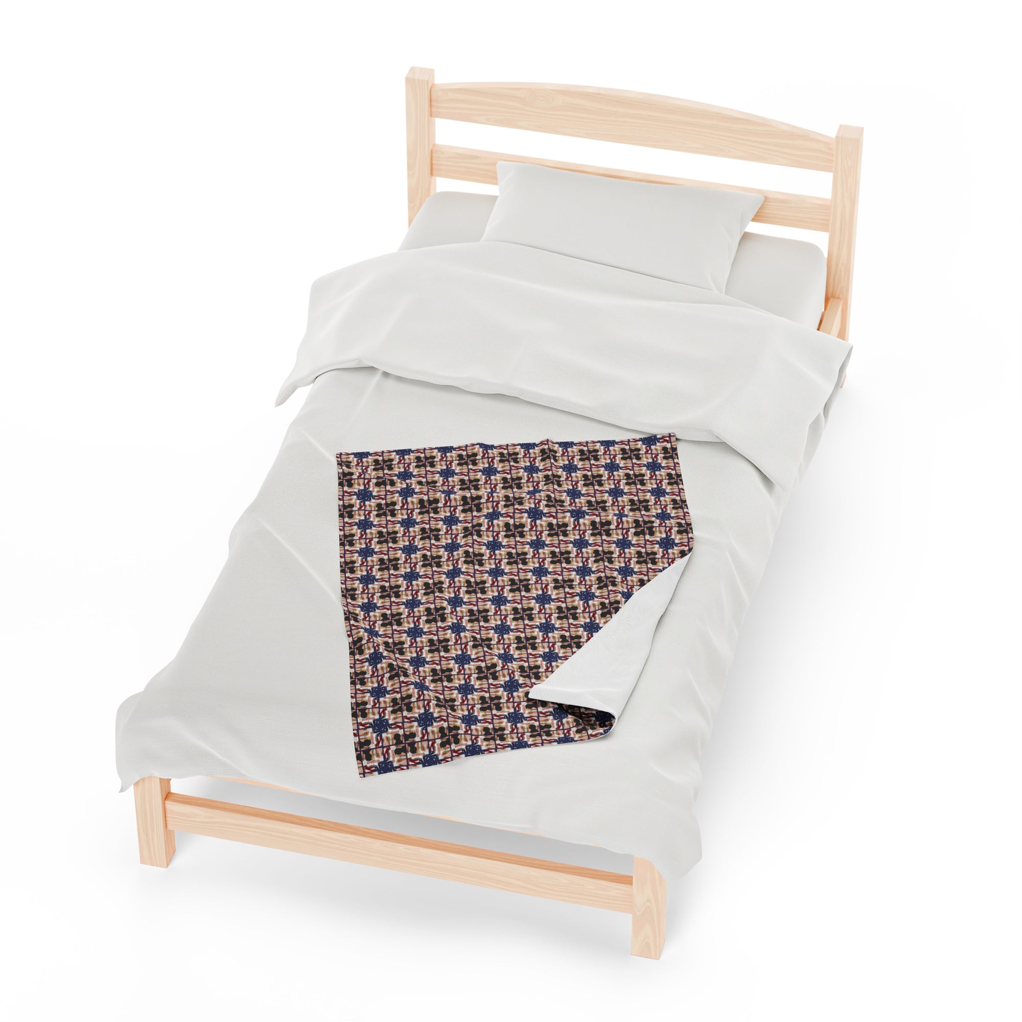Trump Revolution of Common Sense Velveteen Plush Blanket