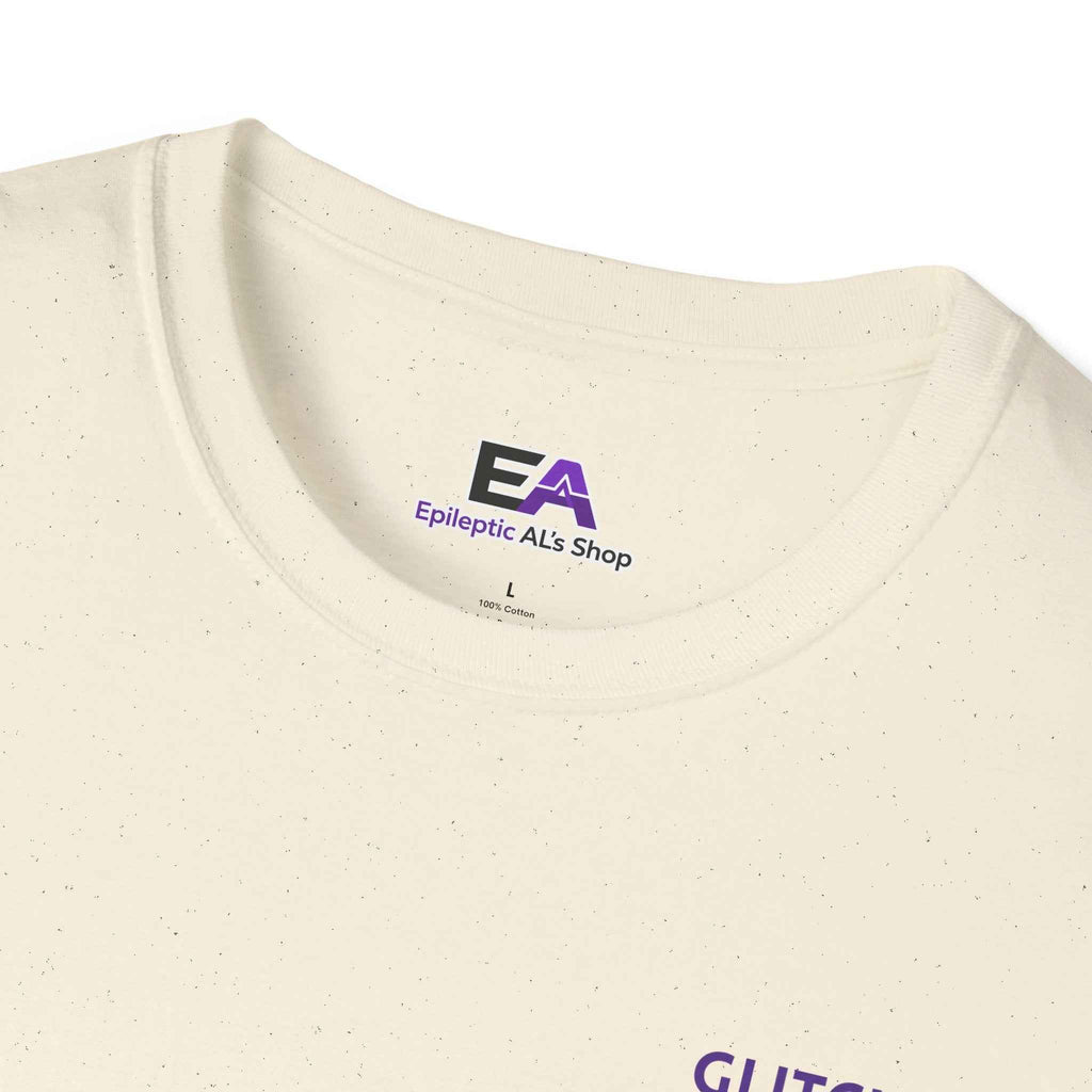 Glitch Happens Tee – Minimalist Seizure First Aid Shirt | Epilepsy Awareness | Neurostrong Apparel