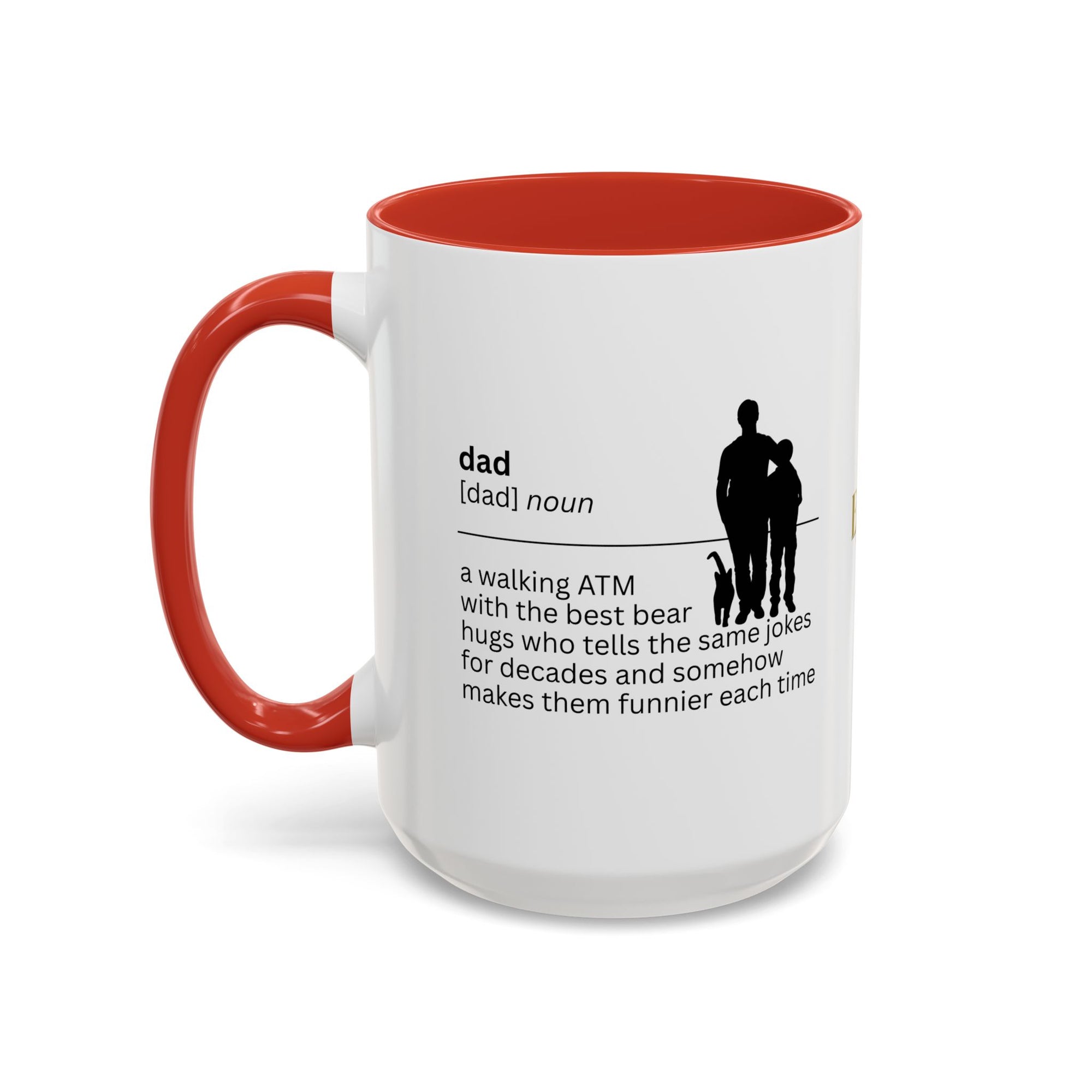 Dad ATM Accent Coffee Mug - Perfect Gift for Dads