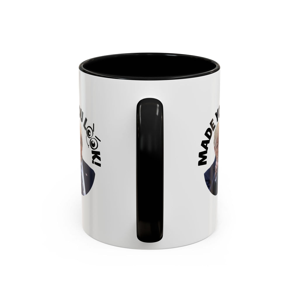 Made You Look! Accent Coffee Mug - 11oz & 15oz - Funny Political Gift