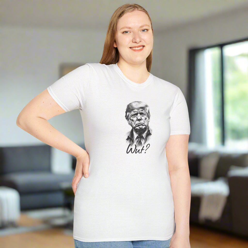 Witty Wut Unisex T-Shirt with Trump Design