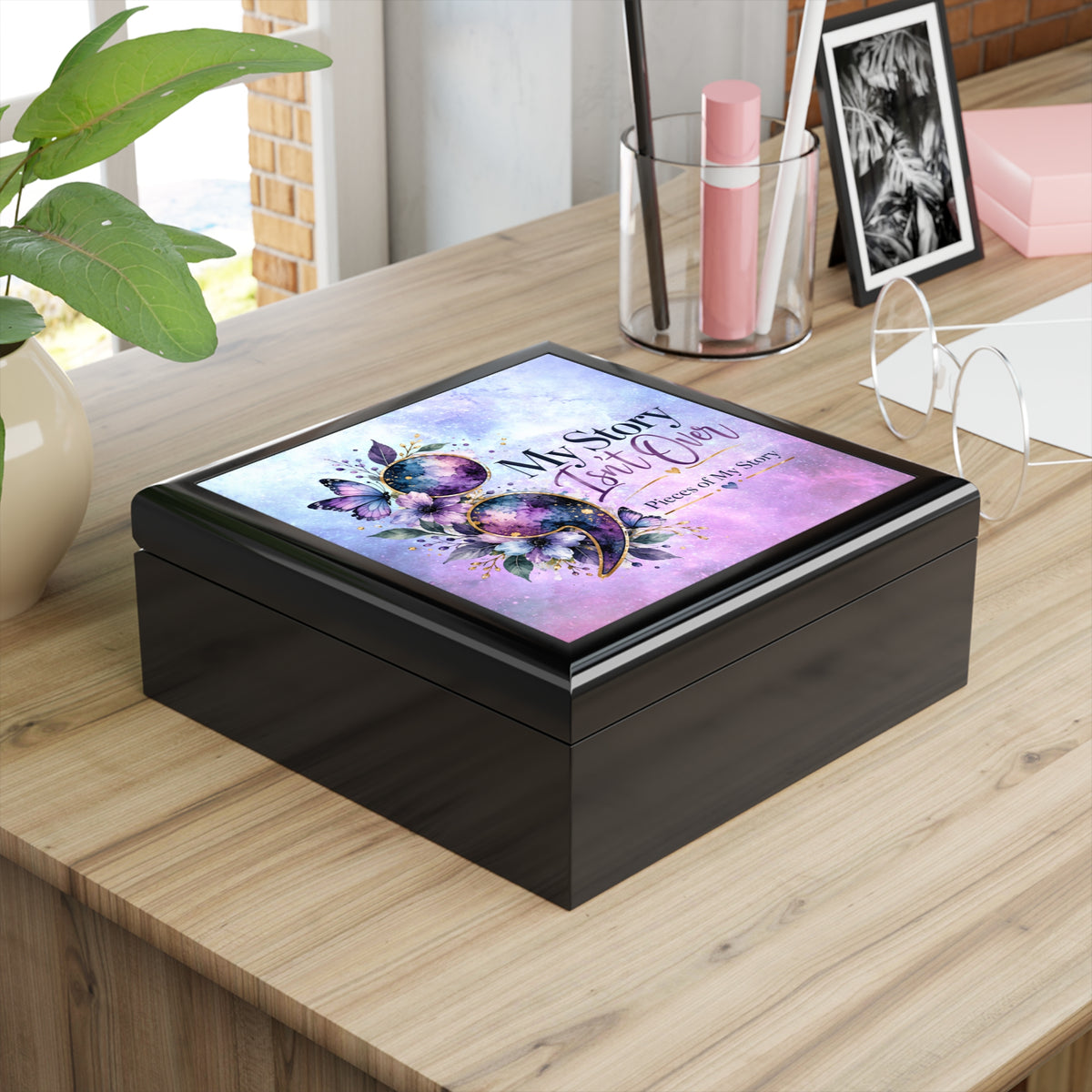 My Story Isn’t Over Keepsake Box | Semicolon Suicide Awareness Gift
