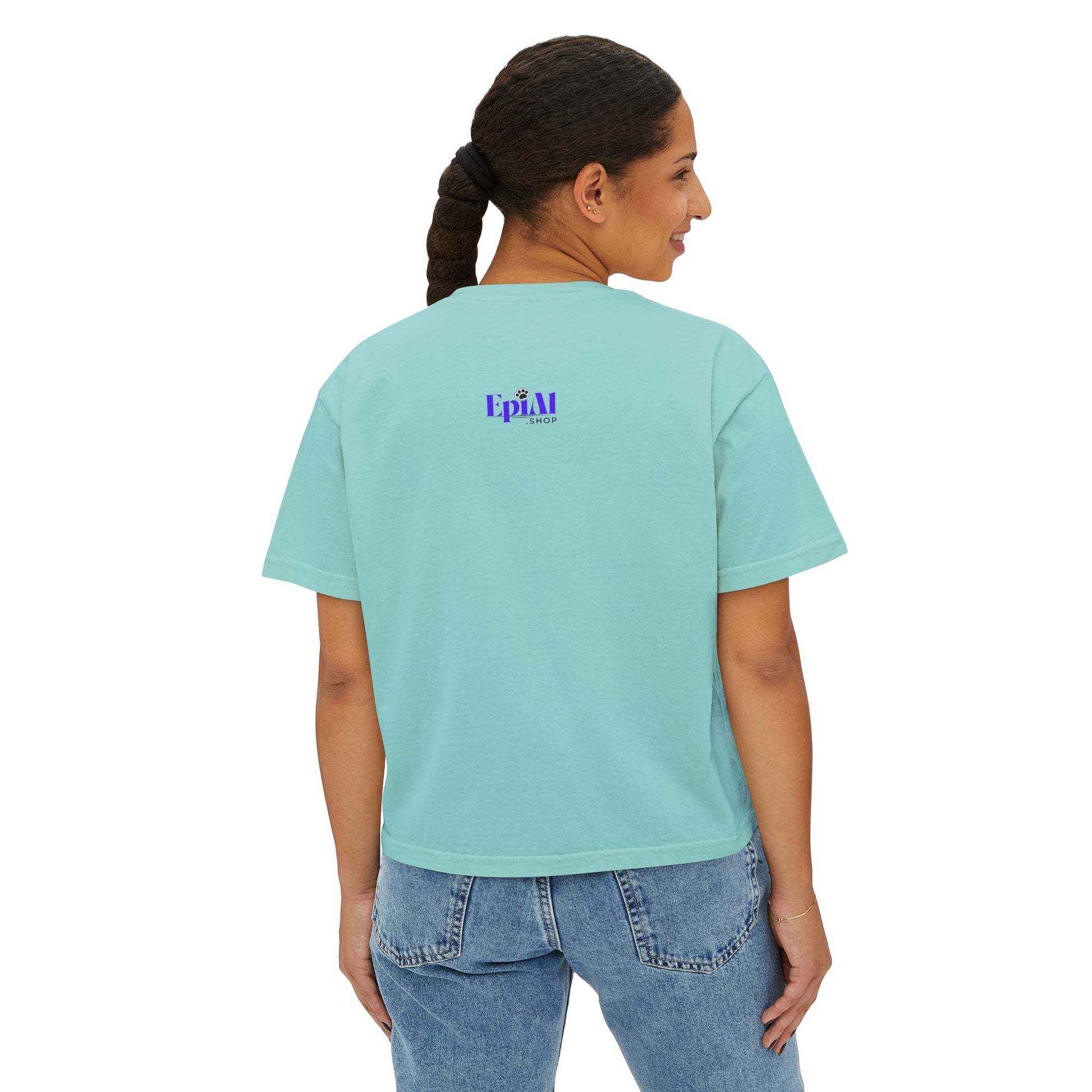 Here to Slay Women's Boxy Tee - T - Shirt - Epileptic Al’s Shop
