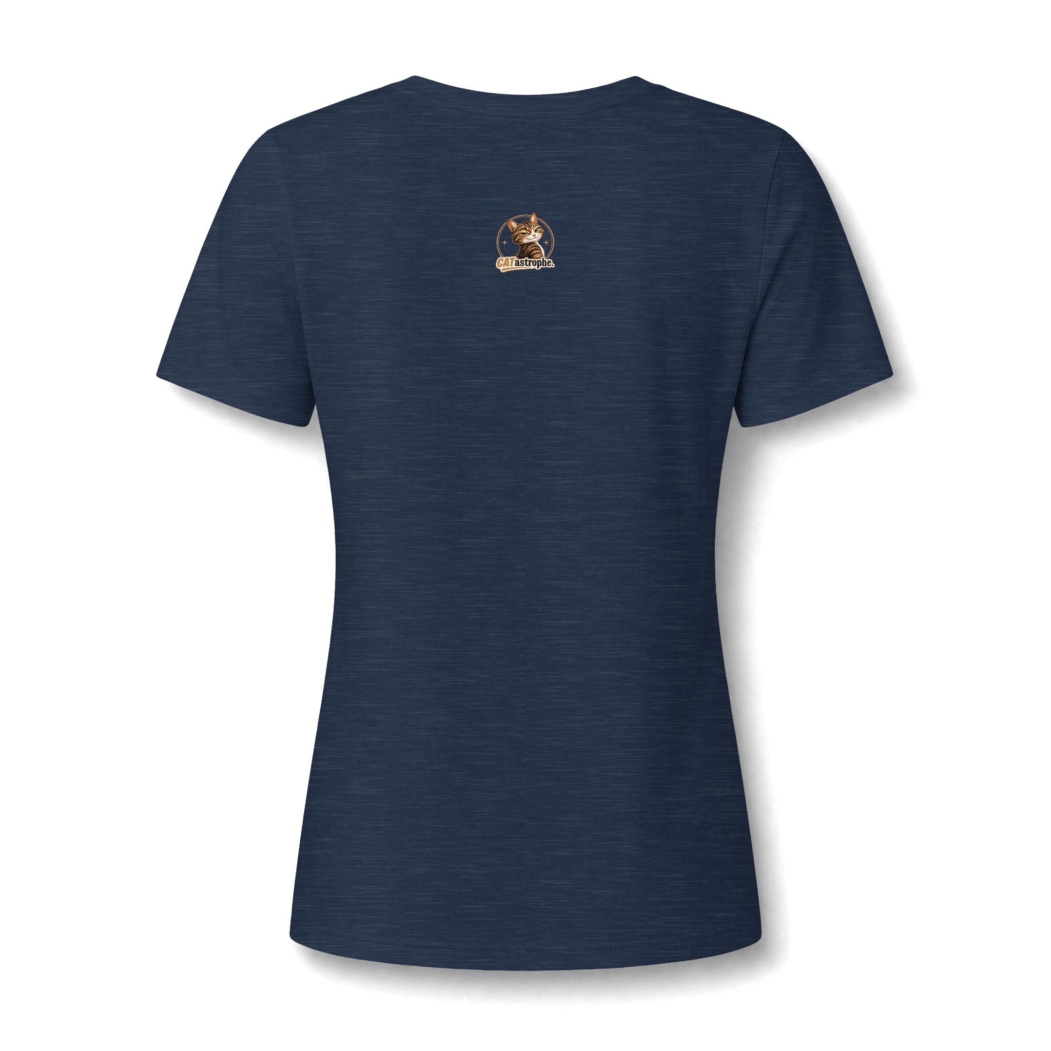 CATastrophe Women’s Relaxed V-Neck T-Shirt
