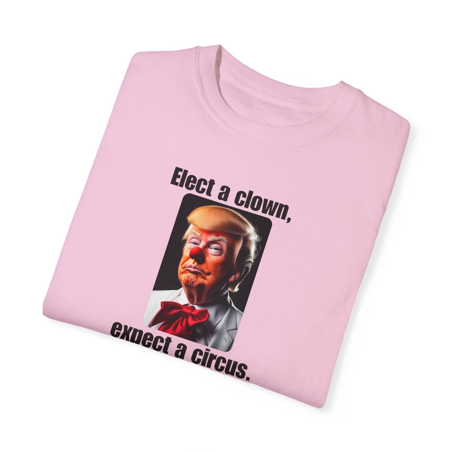 Humorous Political T-Shirt - 'Elect a Clown, Expect a Circus' Printify