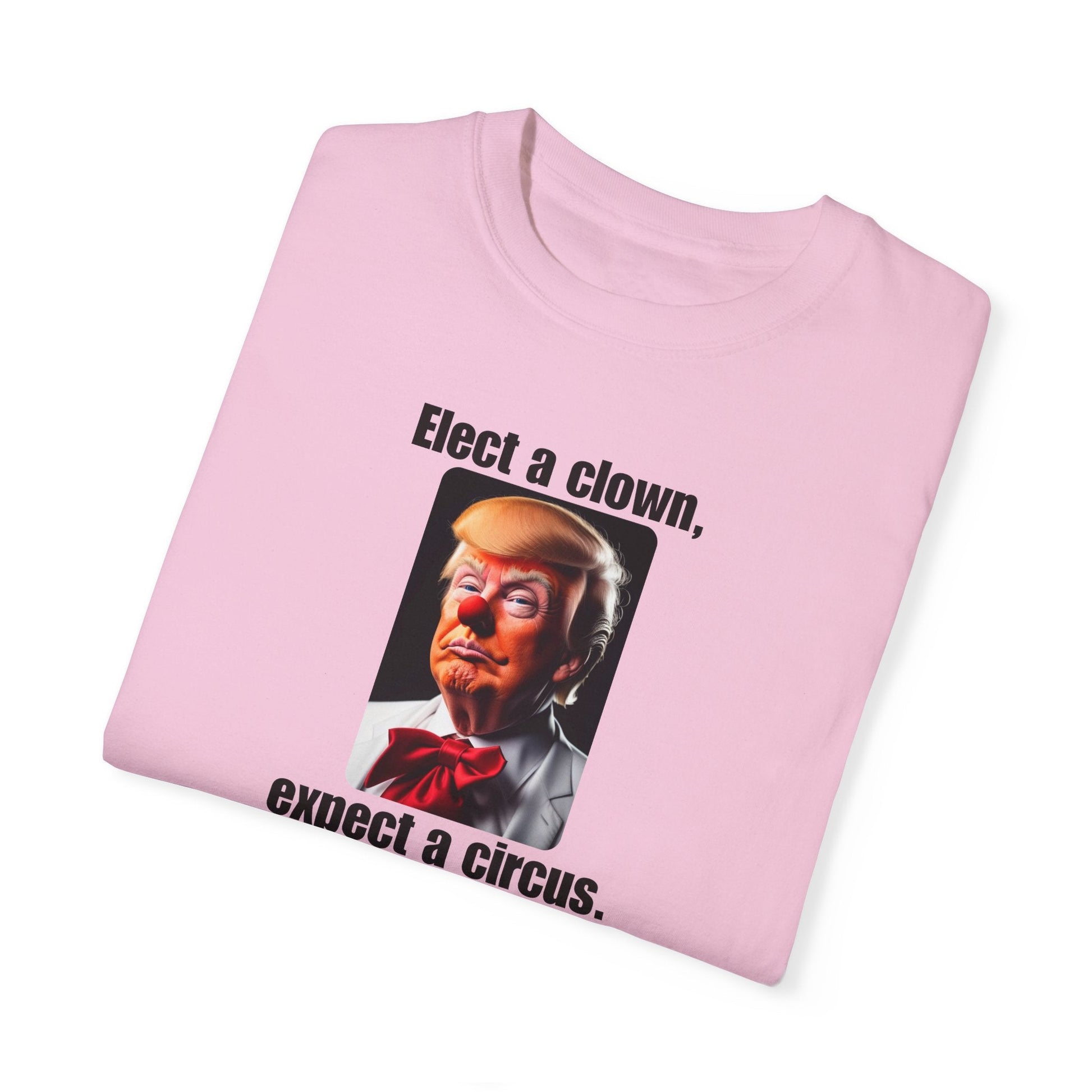 Humorous Political T-Shirt - 'Elect a Clown, Expect a Circus' Printify