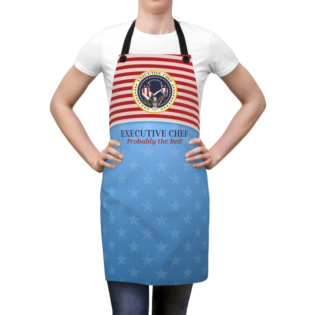 Executive Chef: Probably the Best — Political Parody Apron