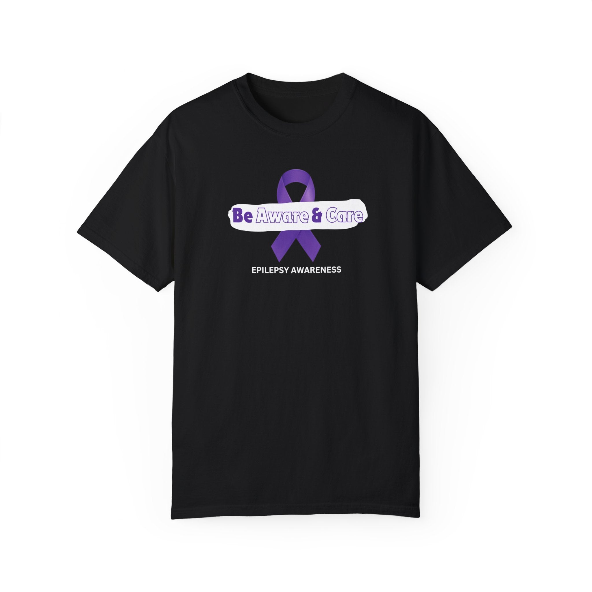 Be Aware Unisex Garment - Dyed T - shirt - T - Shirt - Epileptic Al’s Shop