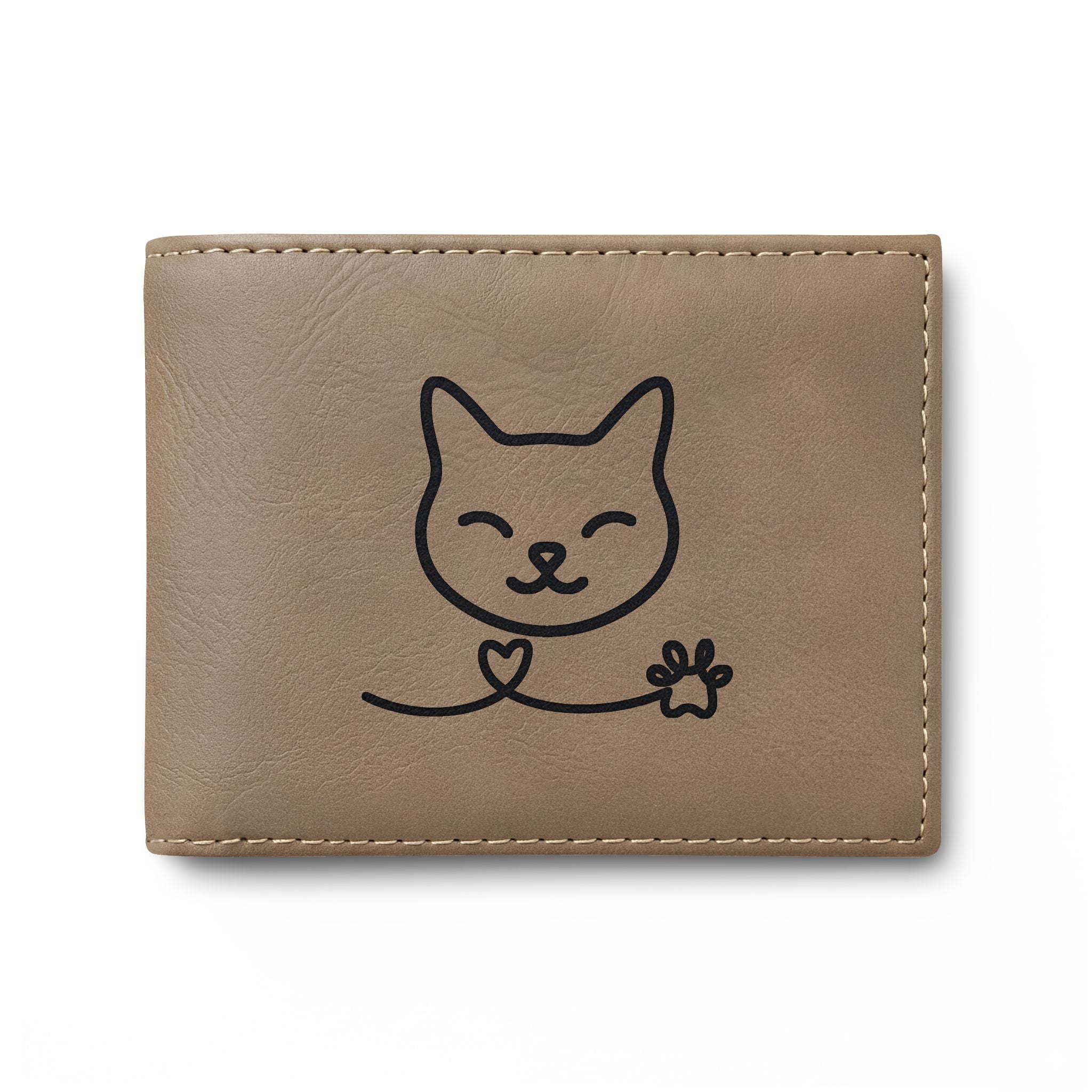 Cat People Get It RFID Slim Bifold Wallet