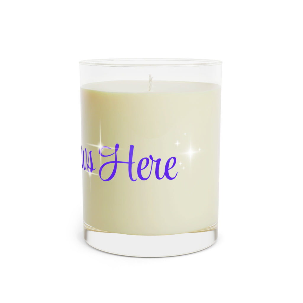 Hope Glows Here | Purple Ribbon Awareness Candle