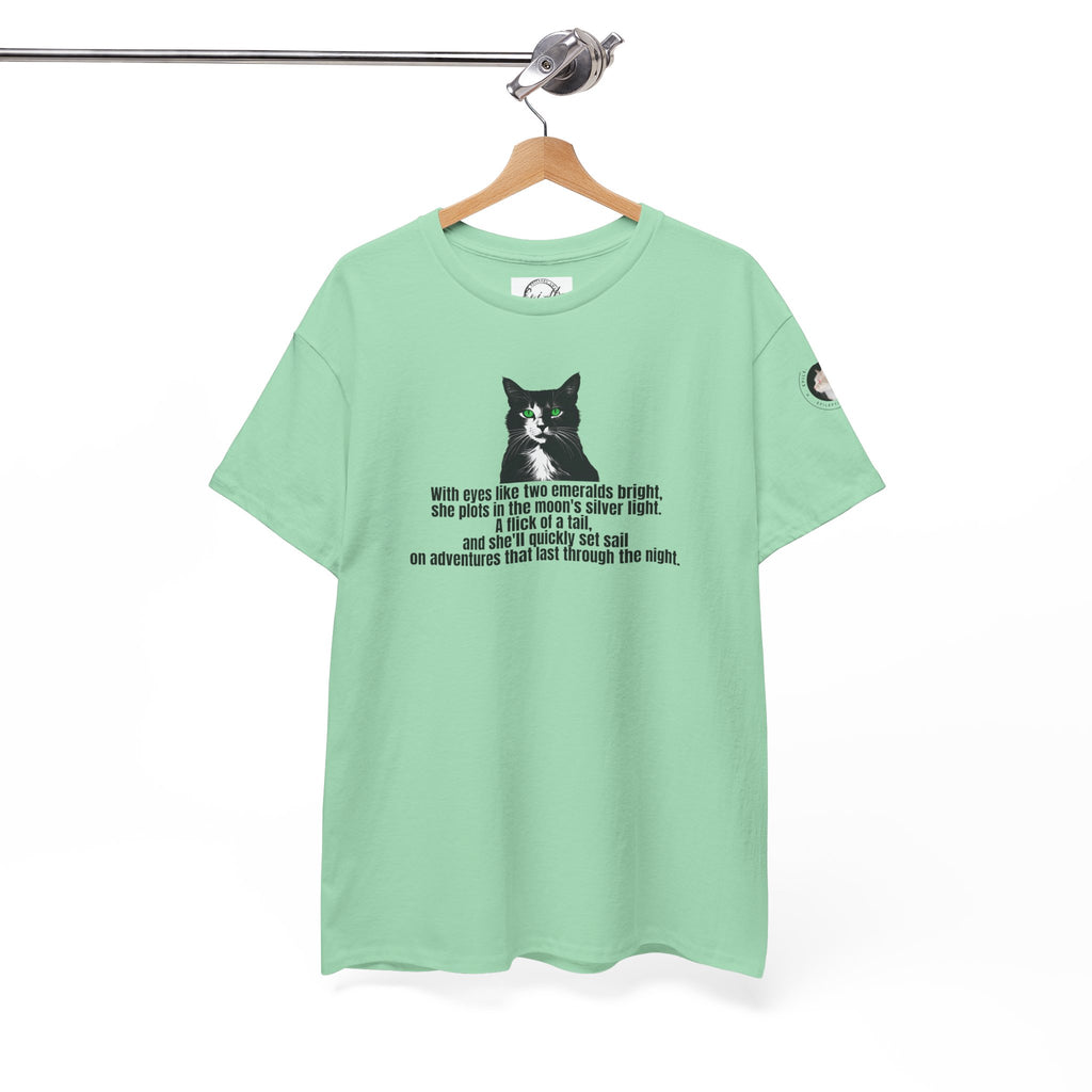 Emerald Eyed Mischief Unisex Heavy Cotton Tee