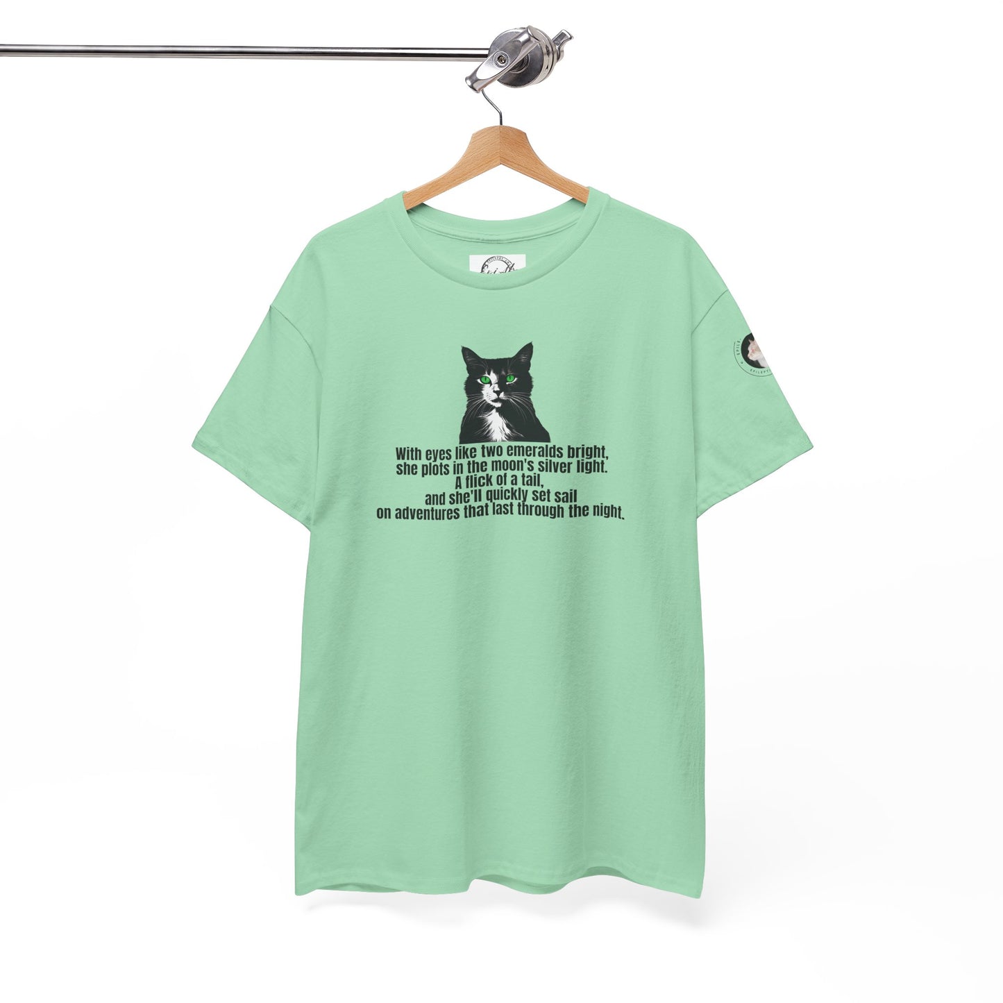 Emerald Eyed Mischief Unisex Heavy Cotton Tee